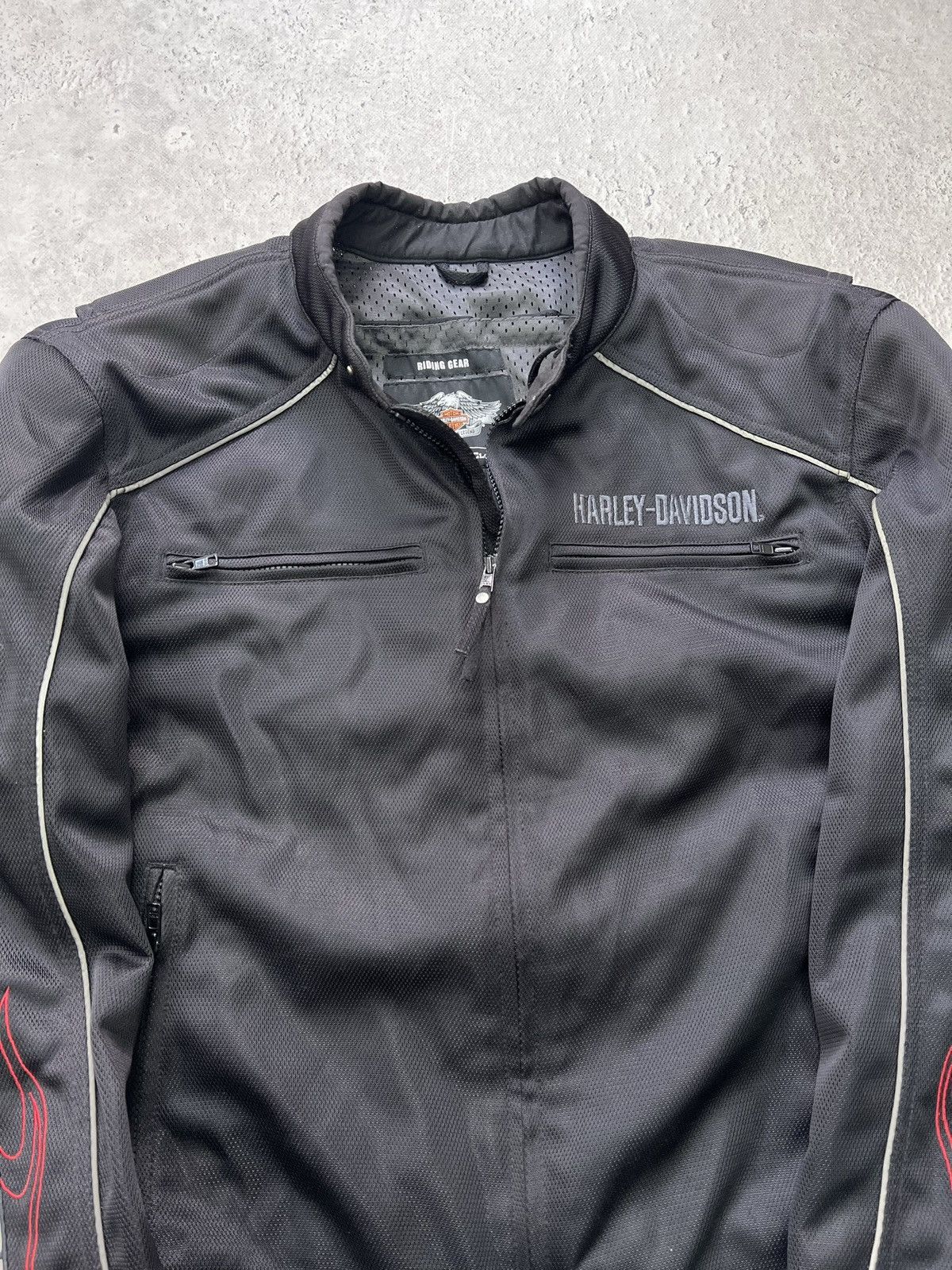 Harley Davidson VINTAGE GLAME EAGLE MESH HARLEY DAVIDSON JACKET MOTO RACING Size US XL / EU 56 / 4 - 5 Thumbnail