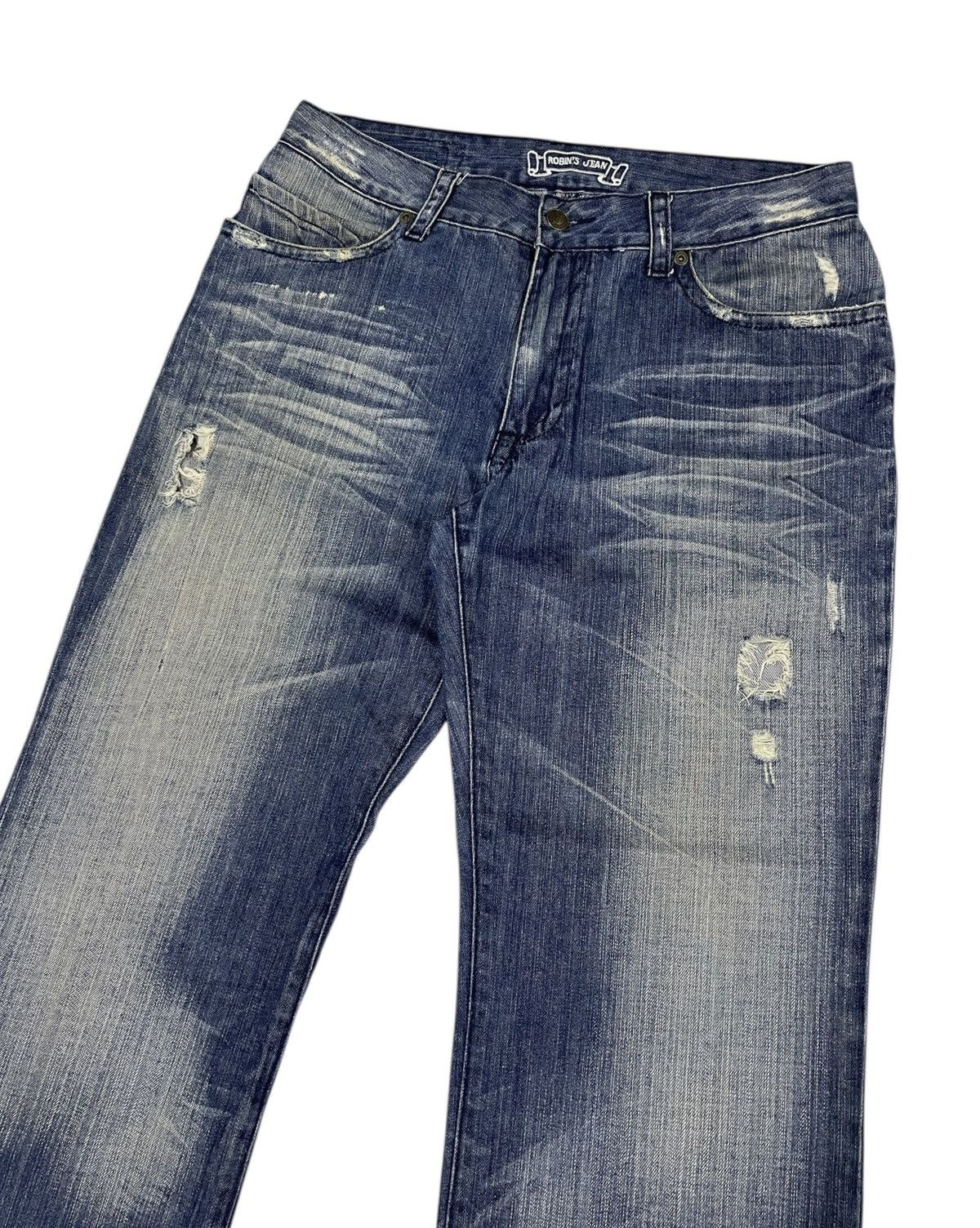 Robins Jeans Vintage Distressed Robins Jeans Size US 32 / EU 48 - 6 Thumbnail