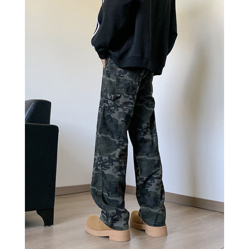 Japanese Brand Retro loose straight leg wide leg jeans Size US 30 / EU 46 - 5 Thumbnail