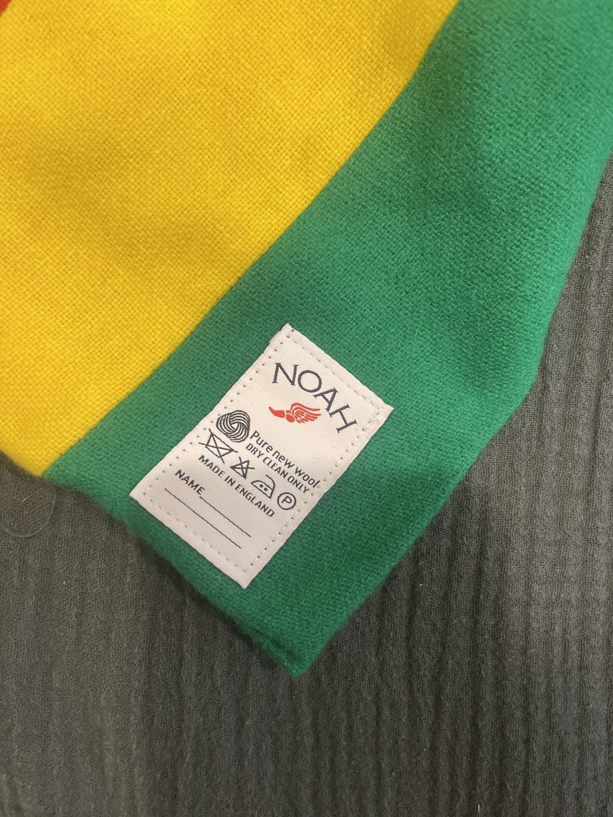 Noah Noah striped 100% wool scarf Size ONE SIZE - 2 Thumbnail