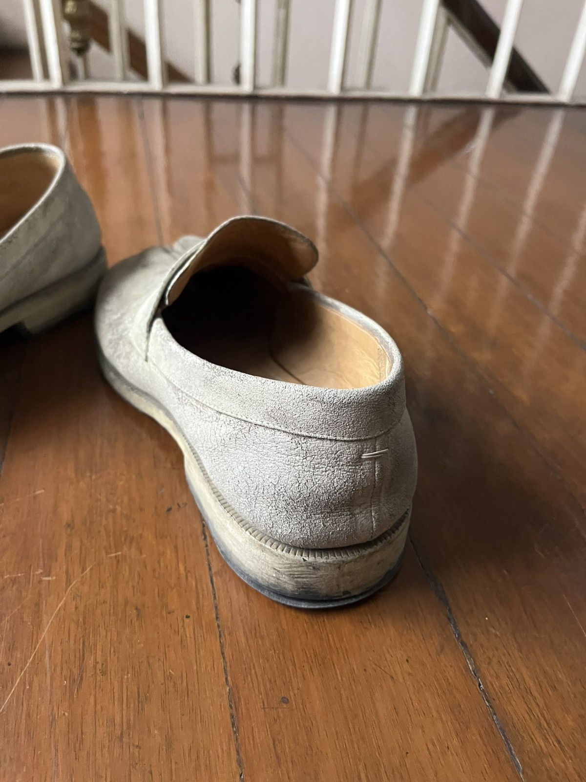 Maison Margiela 2020 Maison Margiela White Tabi Advocate Loafers Size US 7 / EU 40 - 10 Thumbnail