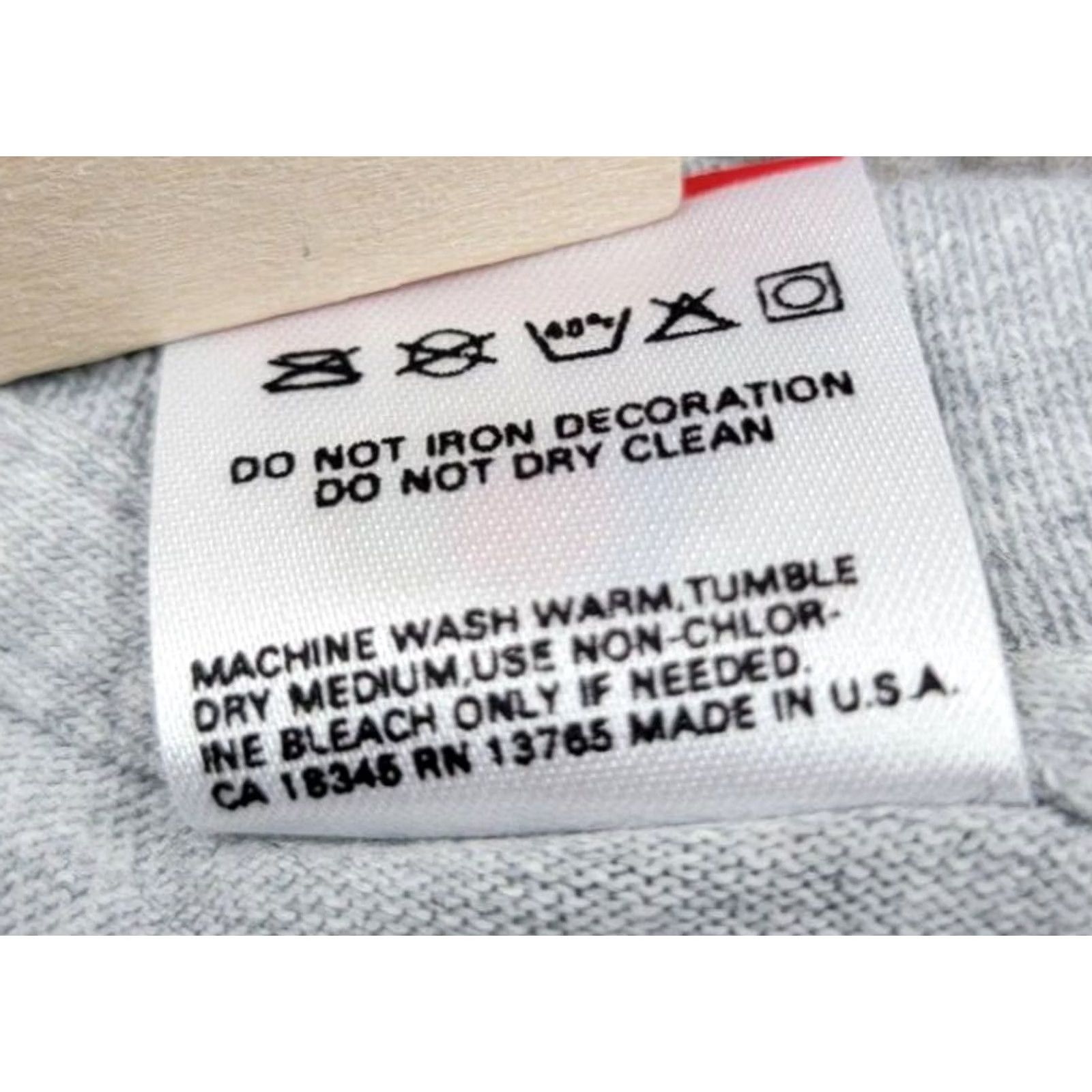 Fruit Of The Loom Fruit of the Loom No Guts No Glory Shirt Gray Adult Large Vintage Y2K Puff Print Mens Shirt Size US L / EU 52-54 / 3 - 4 Thumbnail