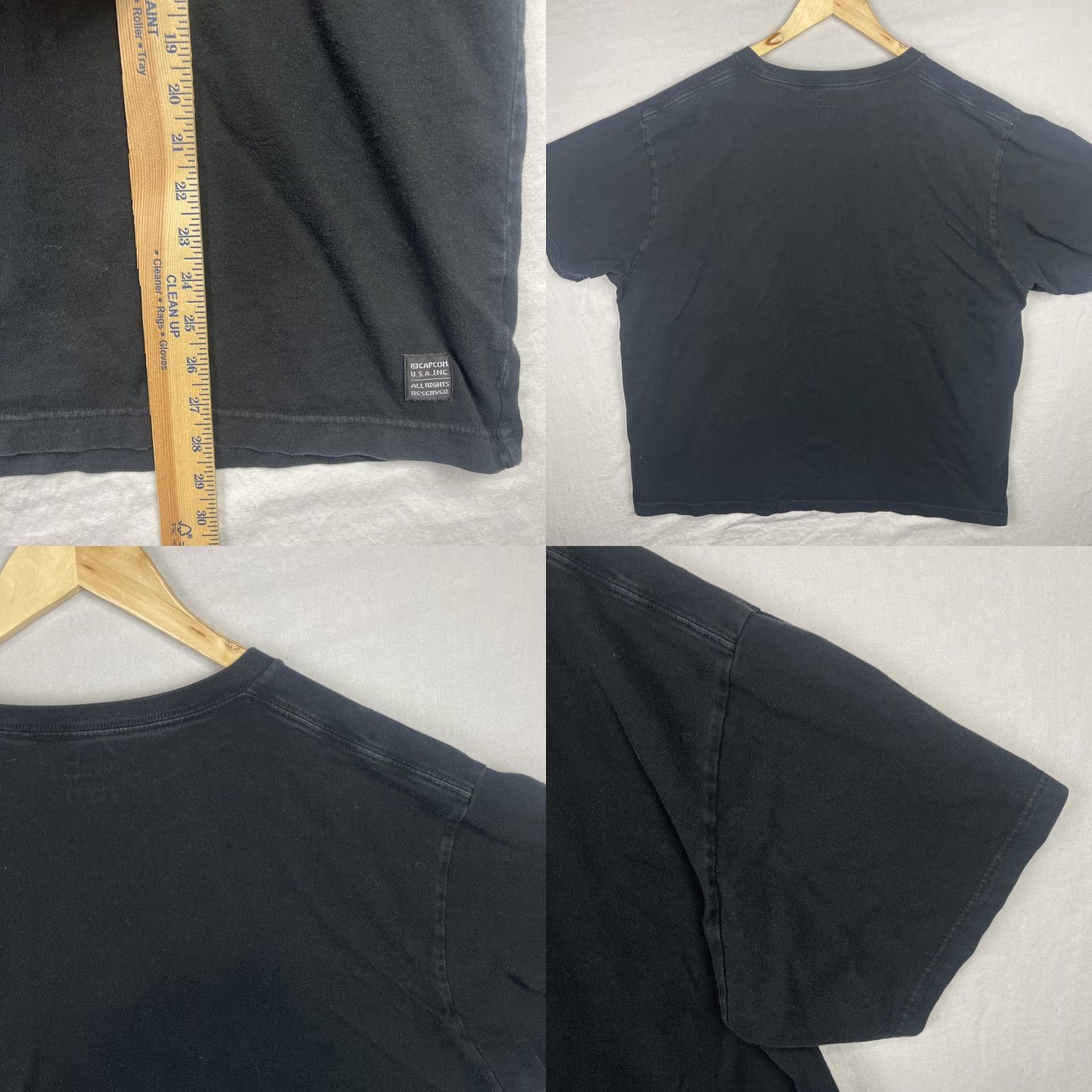 Uniqlo VINTAGE Street Fighter Shirt Mens 3XL Black Uniqlo Double KO Ken Ryu Capcom Video Game Graphic Print Casual T-Shirt Mens All Seasons 2020s Size US XXL / EU 58 / 5 - 8 Thumbnail