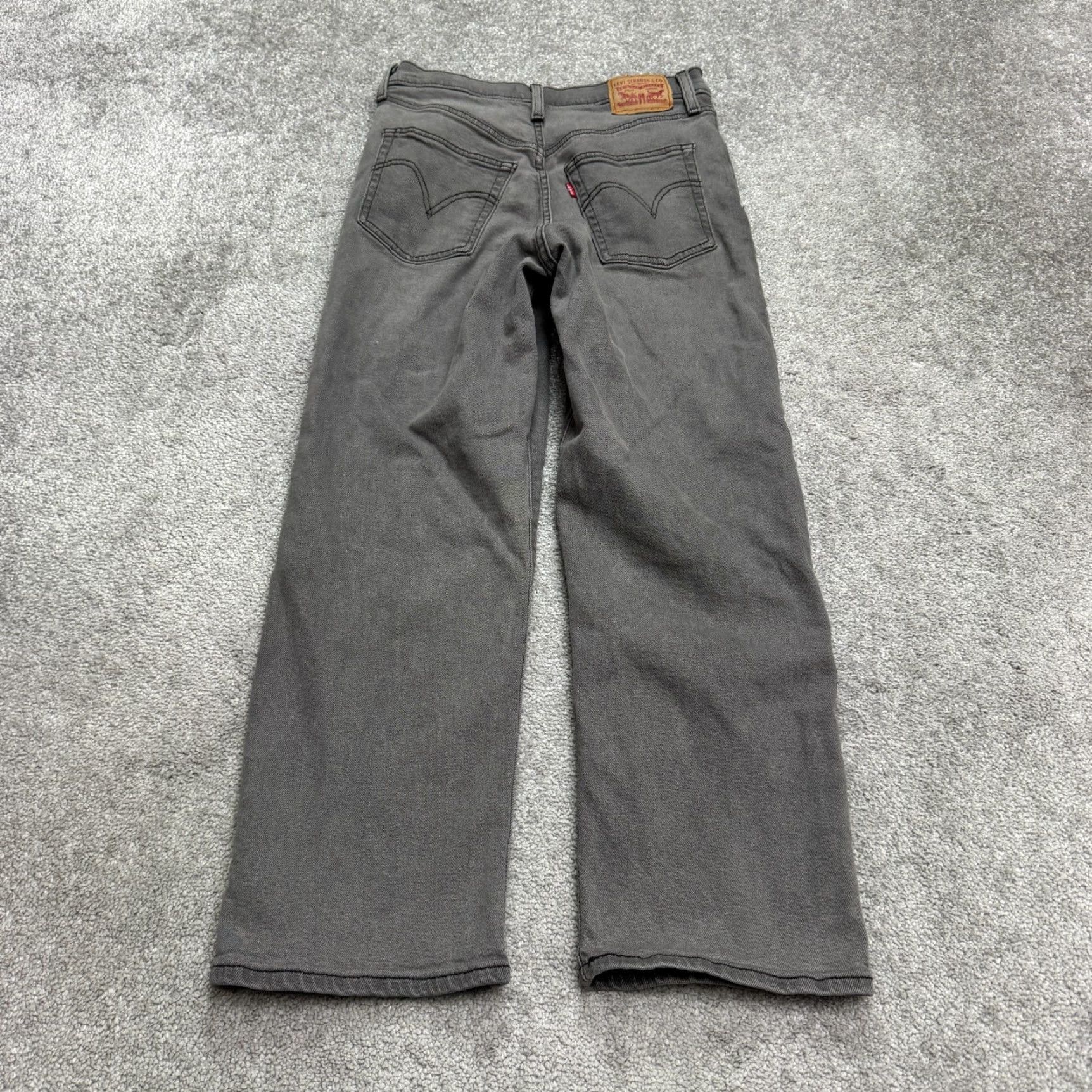 Levi's Levi's Ribcage Straight Leg Ankle Denim Jeans Women 27 Gray Button Fly High Rise City Streetwear - Mens? Size 27" / US 4 / IT 40 - 2 Thumbnail