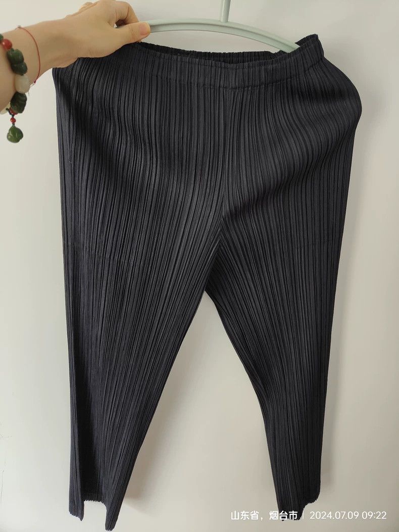 Issey Miyake issey miyake size:2 Navy blue pleated pants Size 42" / US 20 - 1 Thumbnail