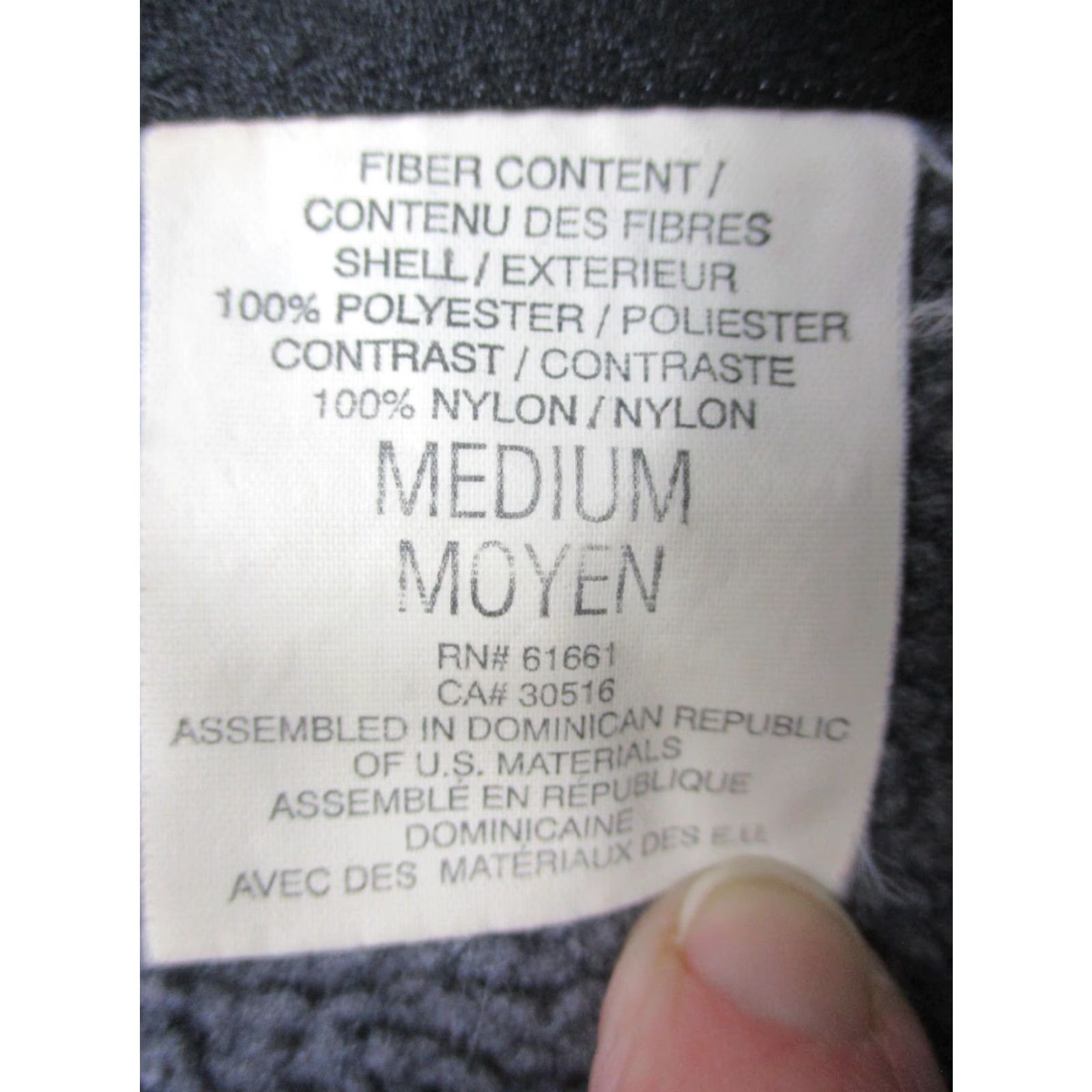 The North Face The North Face Jacket Mens Medium Gray Black Denali Fleece Full Zip Outdoor Size US M / EU 48-50 / 2 - 4 Thumbnail