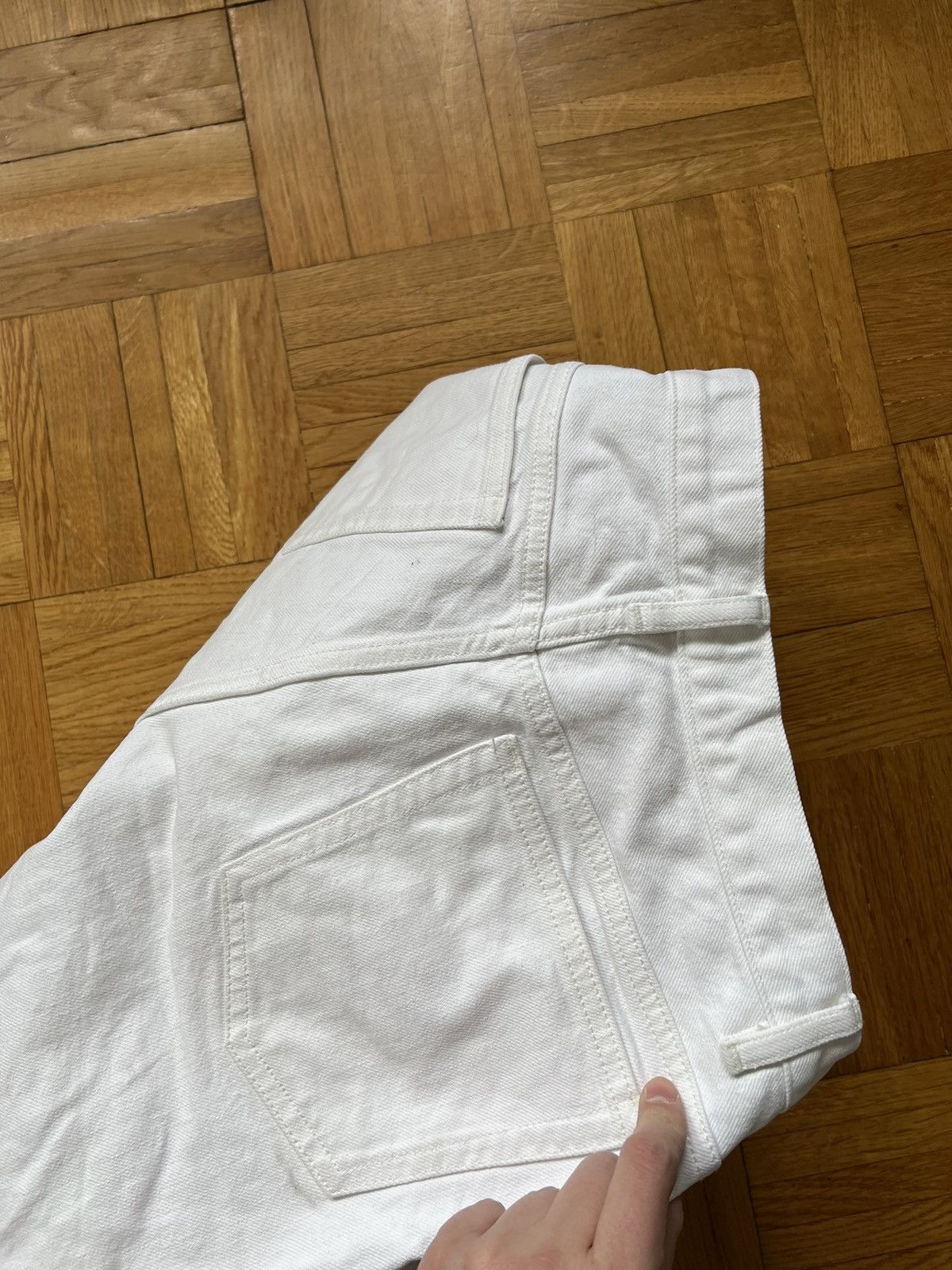 A.P.C. Pants A.P.C. Jean Martin Cotton White Size 26" / US 2 / IT 38 - 3 Thumbnail