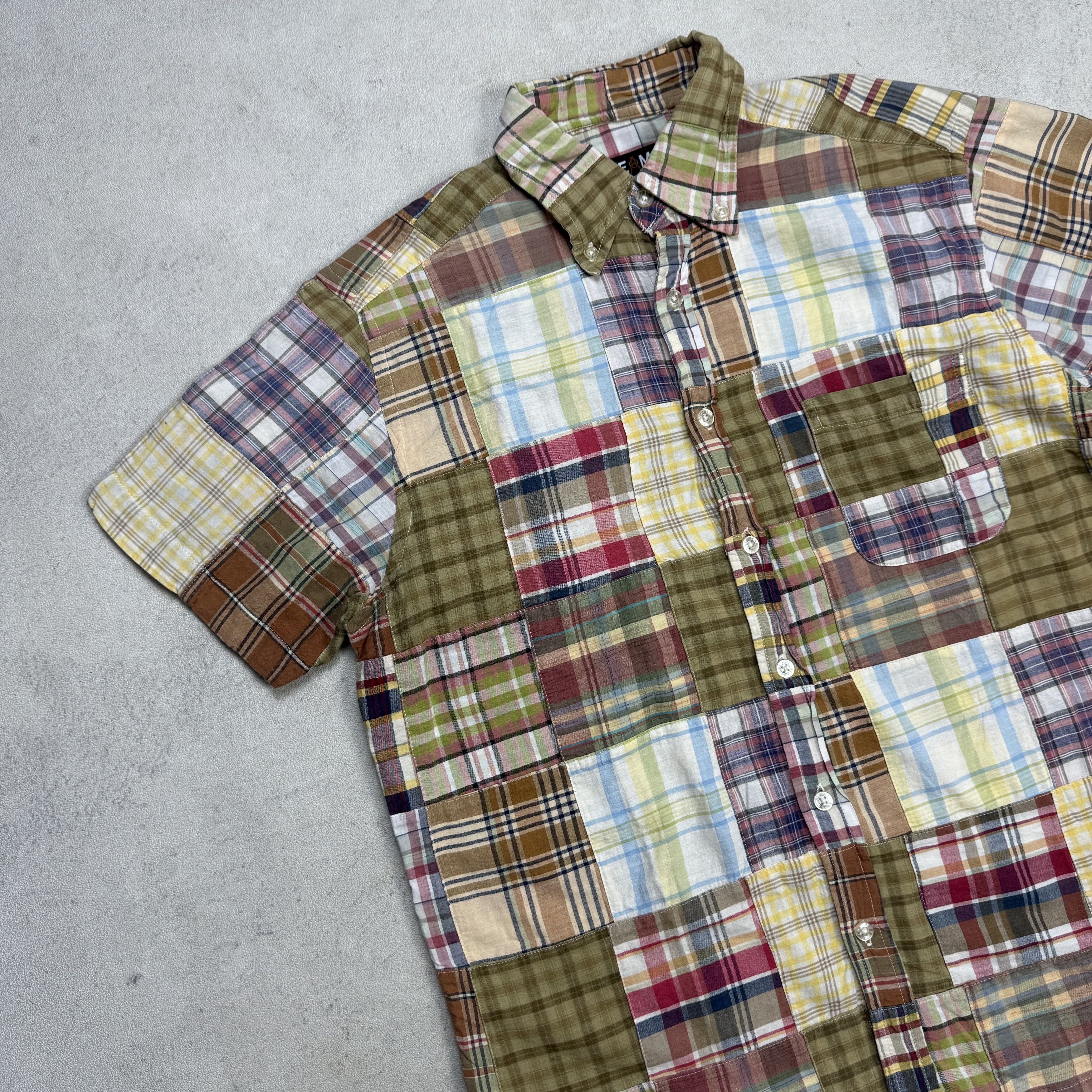 Beams Plus Beams Japan Patchwork Button Down Shirt Size US M / EU 48-50 / 2 - 3 Thumbnail