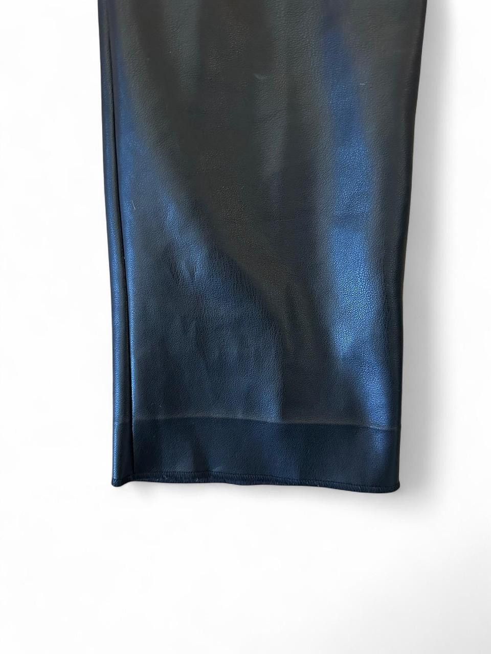 Other TOCCHIN (NY) Faux Leather Pleated Flat-Front Pants Size 4 Size 27" / US 4 / IT 40 - 6 Thumbnail