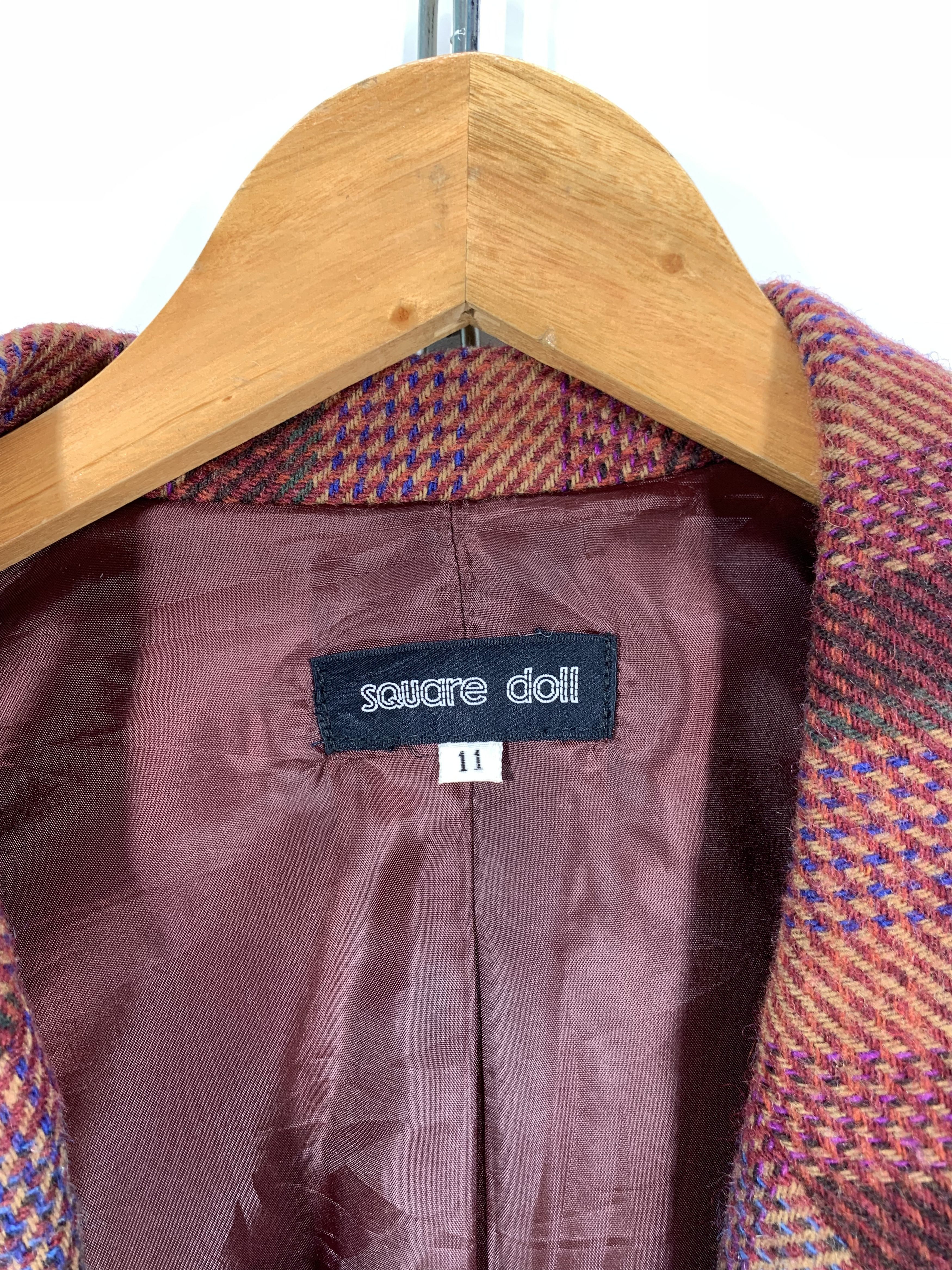 Japanese Brand × Vintage Vintage Square Doll Wool Jacket Size US S / EU 44-46 / 1 - 4 Thumbnail