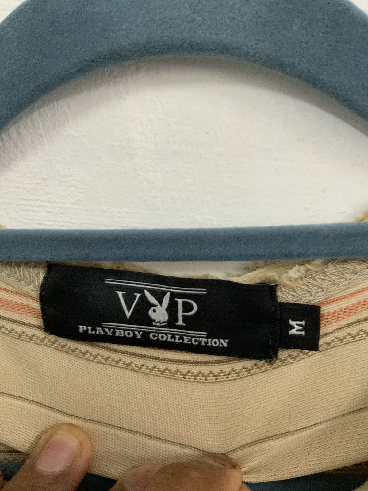 Playboy Vintage VP Playboy Collection Striped Tee Tshirt Size US M / EU 48-50 / 2 - 10 Thumbnail