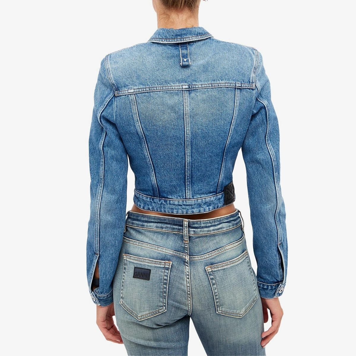 Off-White o1y1125 Denim Jacket in Blue Size M / US 6-8 / IT 42-44 - 4 Thumbnail