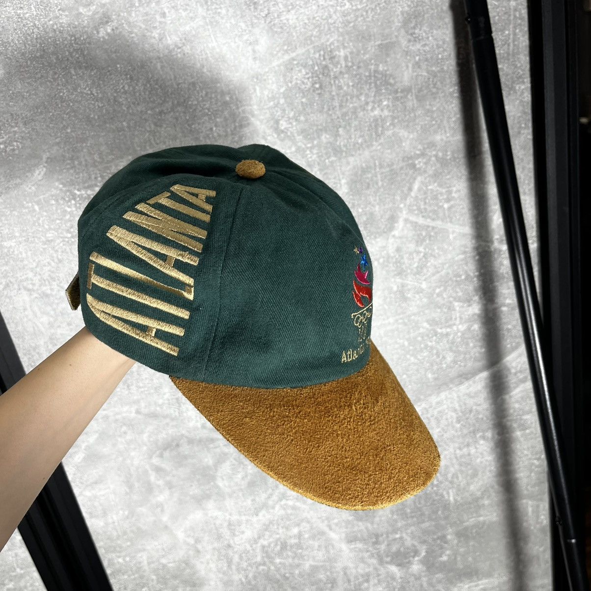 USA Olympics Vintage Atlanta 1996 Olympics Games Green Cap McDonalds Y2K Size ONE SIZE - 3 Thumbnail