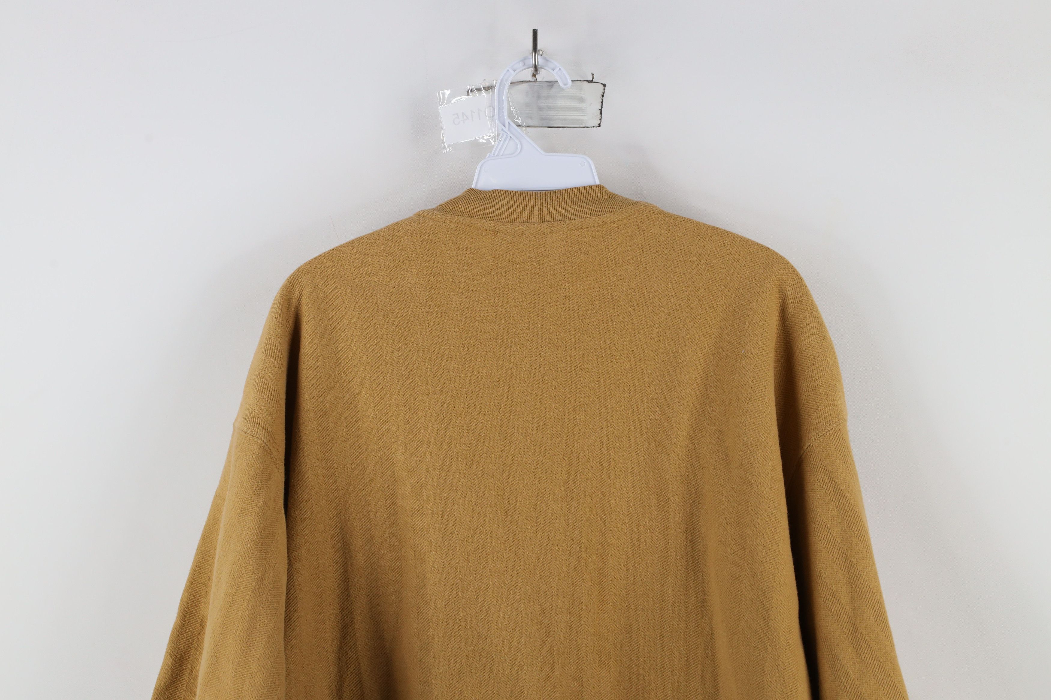 Carhartt × Vintage Vintage 90s Carhartt Herringbone Heavyweight Henley T-Shirt Size US XXL / EU 58 / 5 - 9 Thumbnail