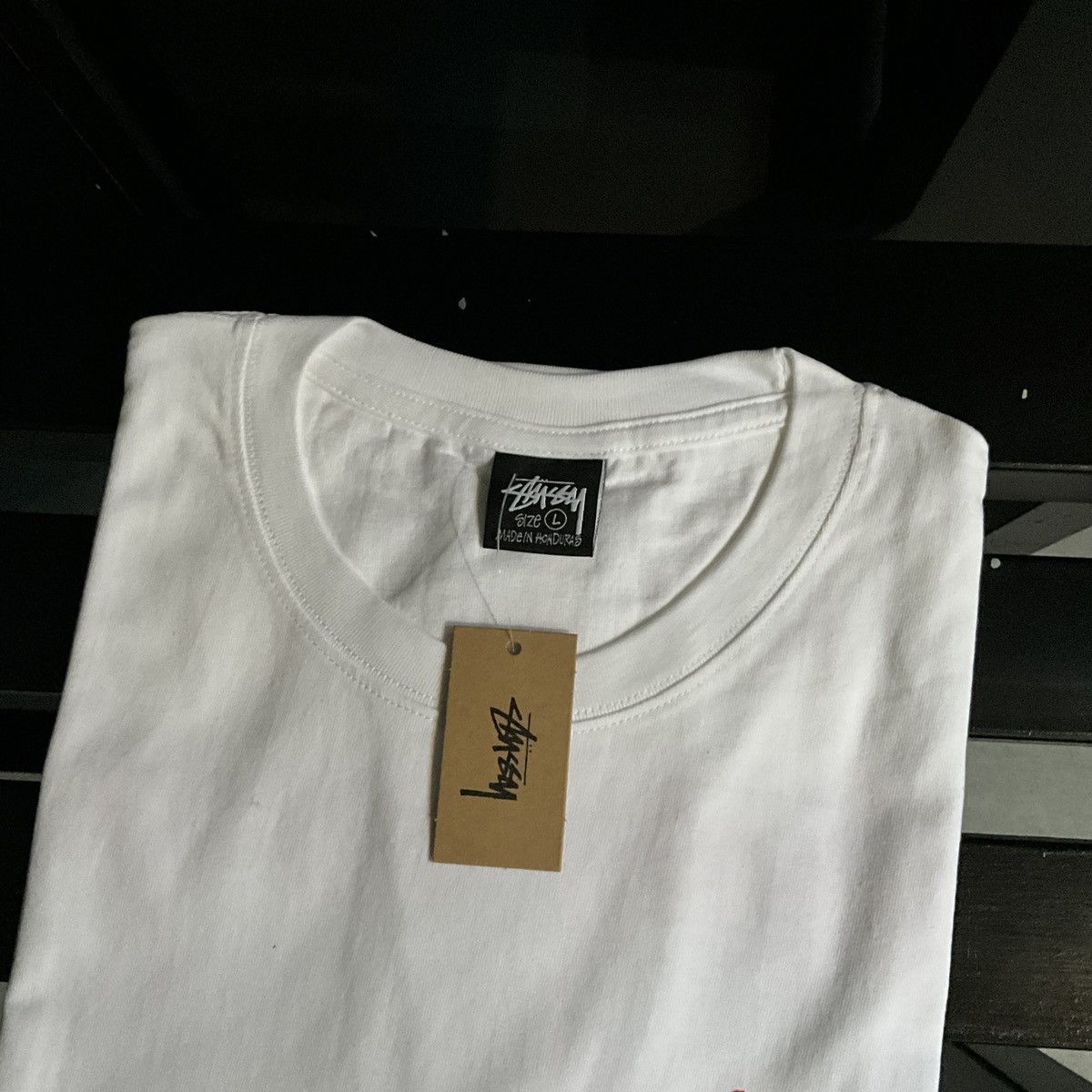 Other Stussy tee white Size US L / EU 52-54 / 3 - 4 Thumbnail