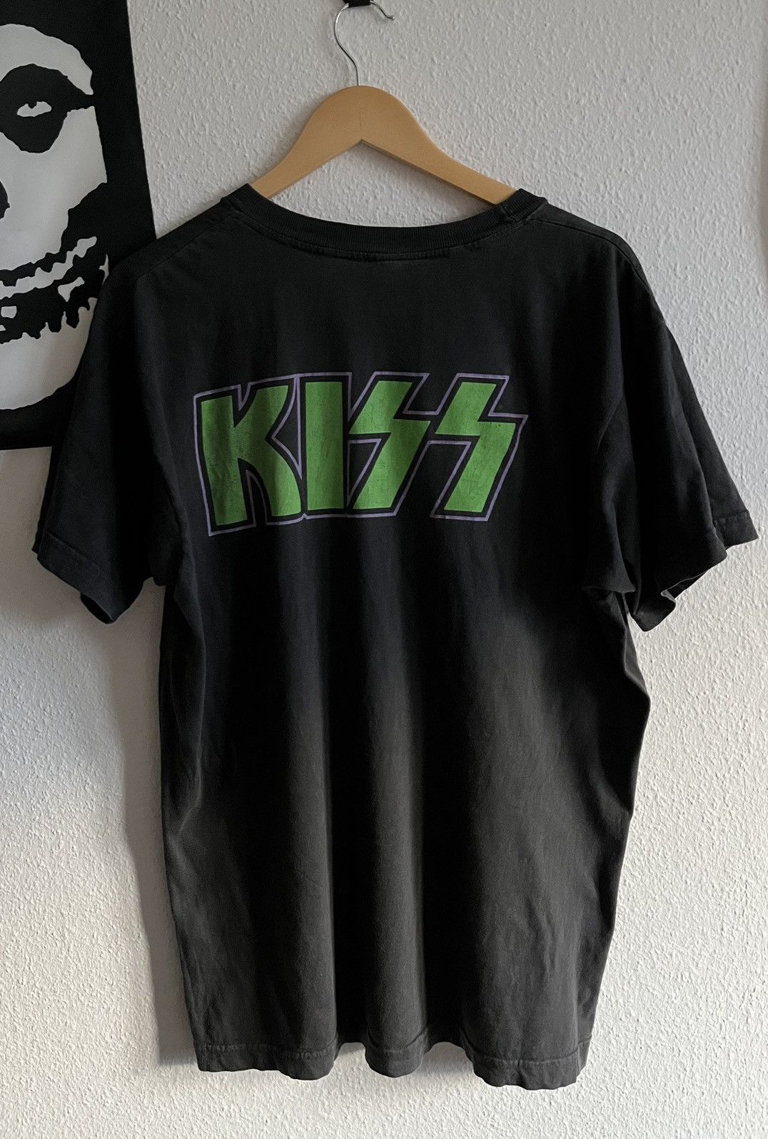 Band Tees × KISS × Vintage Vintage 90s Kiss Band Shirt Faded XL 1991 Winterland Size US XL / EU 56 / 4 - 2 Thumbnail