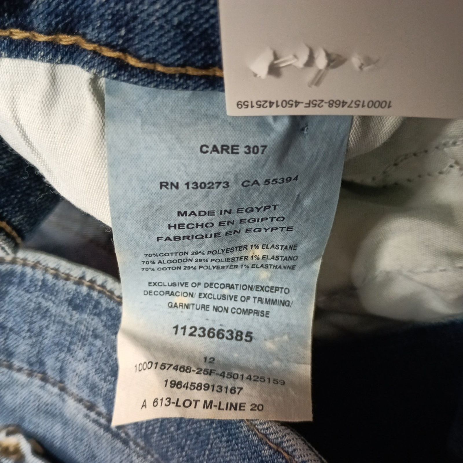 Lee Lee Women's Relaxed Fit 4” Inseam Denim Shorts Size 12 Blue Size 34" / US 12 / IT 48 - 3 Thumbnail