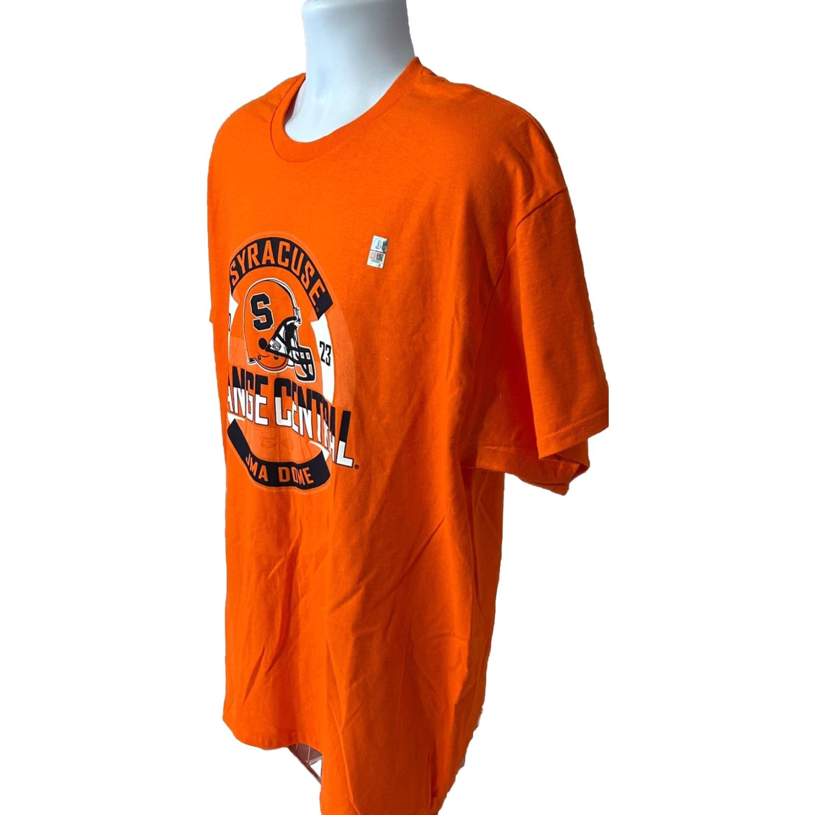 Vintage Syracuse Football Orange Central JMA Dome Shirt Men XL 2023 Orange Short Sleeve Blue 84 T-Shirt Logo Crew Neck Size US XL / EU 56 / 4 - 4 Thumbnail