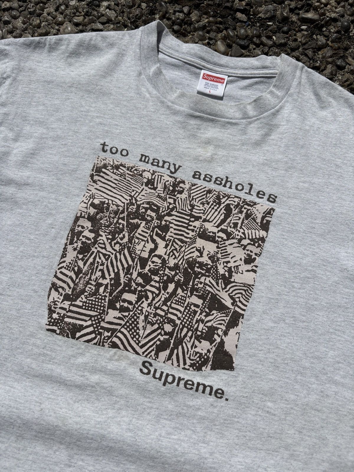 Supreme Supreme “Too Many Assholes” Tee (SS22) Size US L / EU 52-54 / 3 - 2 Thumbnail