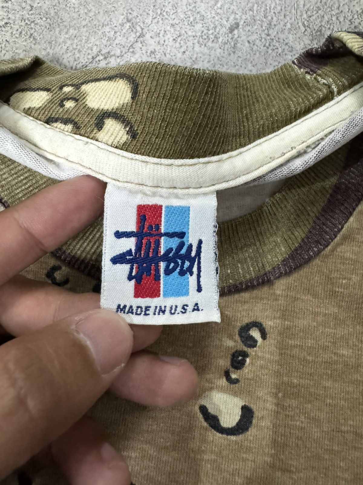 Stussy VINTAGE STUSSY DICK KRAMER CAMO SHIRT Size US L / EU 52-54 / 3 - 6 Thumbnail