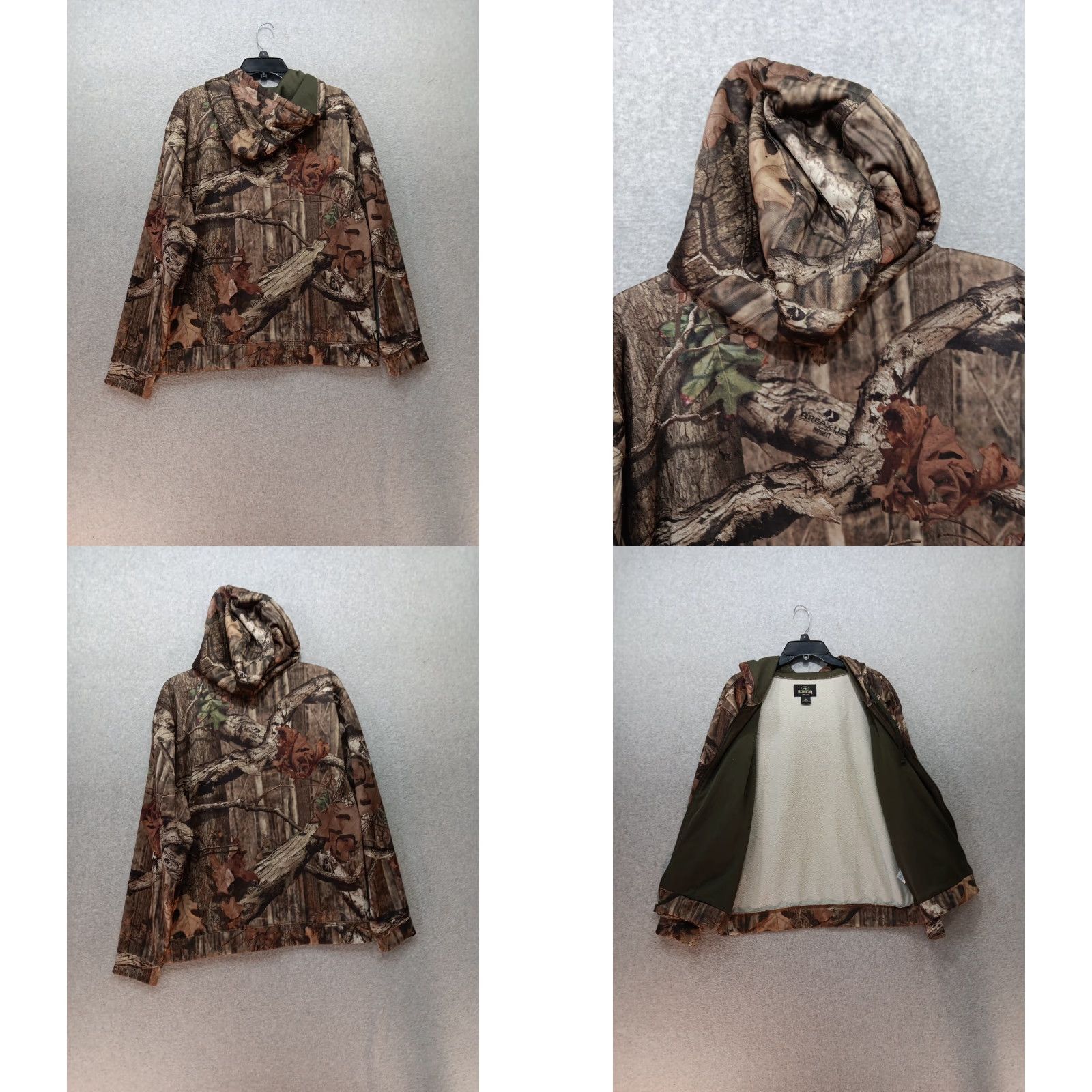 Realtree Realtree Camo RedHead Breakup Infinity Hunting Jacket M Hoodie Full Zip Bomber Hooded Mens Size US M / EU 48-50 / 2 - 9 Thumbnail