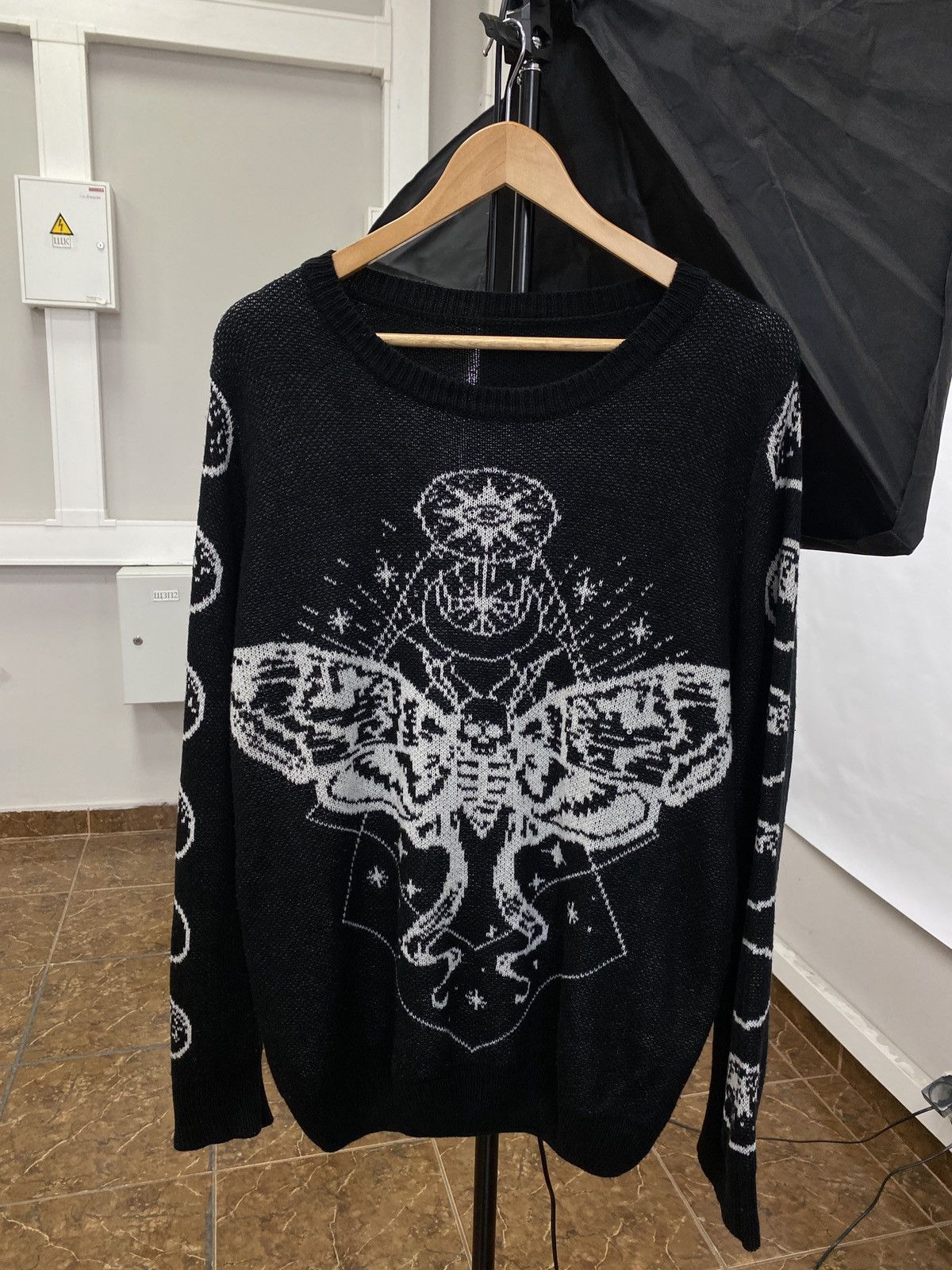 Dead Angels Sweater 666 Anarchy Fire Devil Rare Retro Hype
