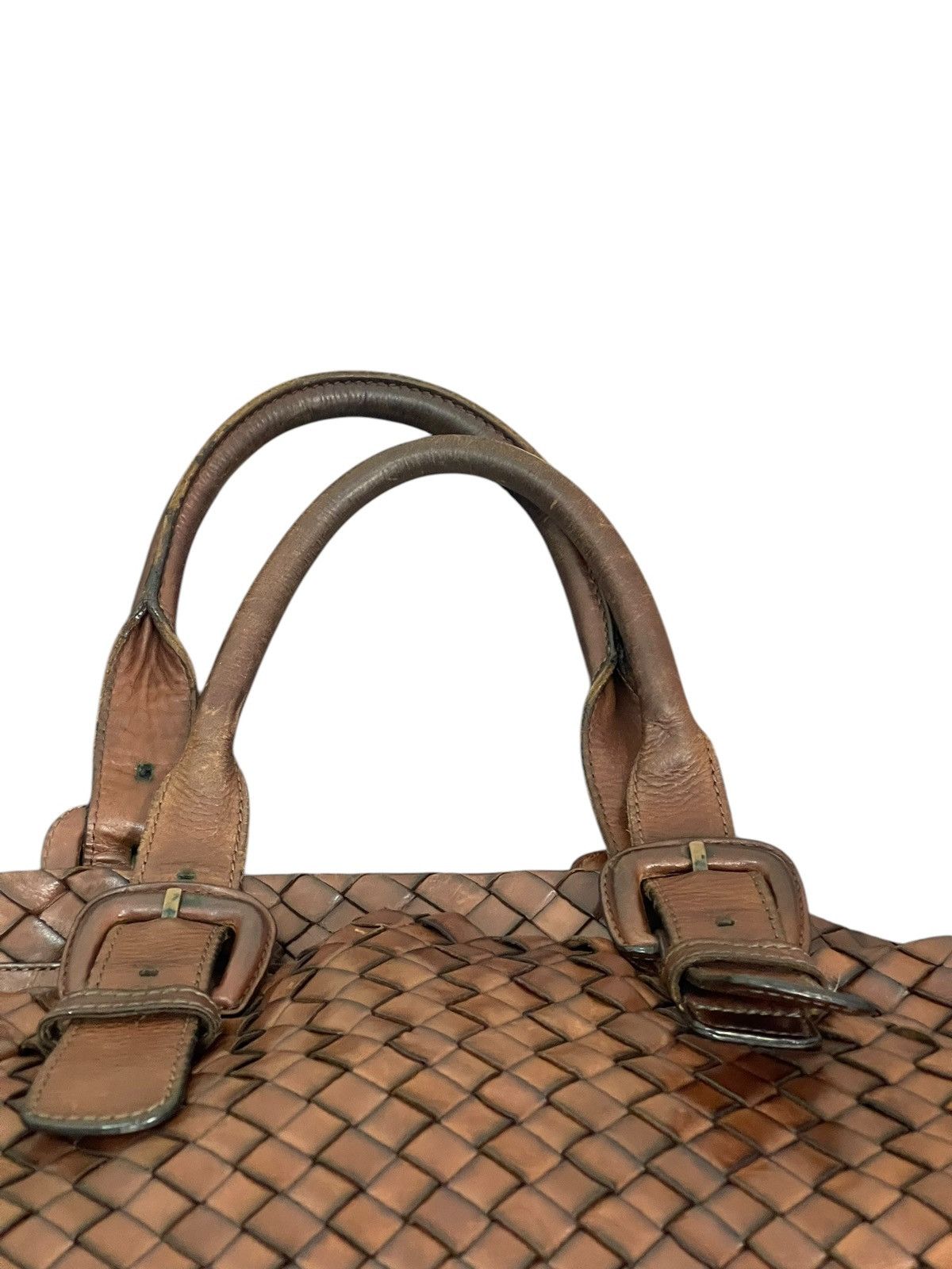 Genuine Leather Full Leather Patina Woven Sazaby Japan Tote Bag 1🟩6 Size ONE SIZE - 12 Thumbnail