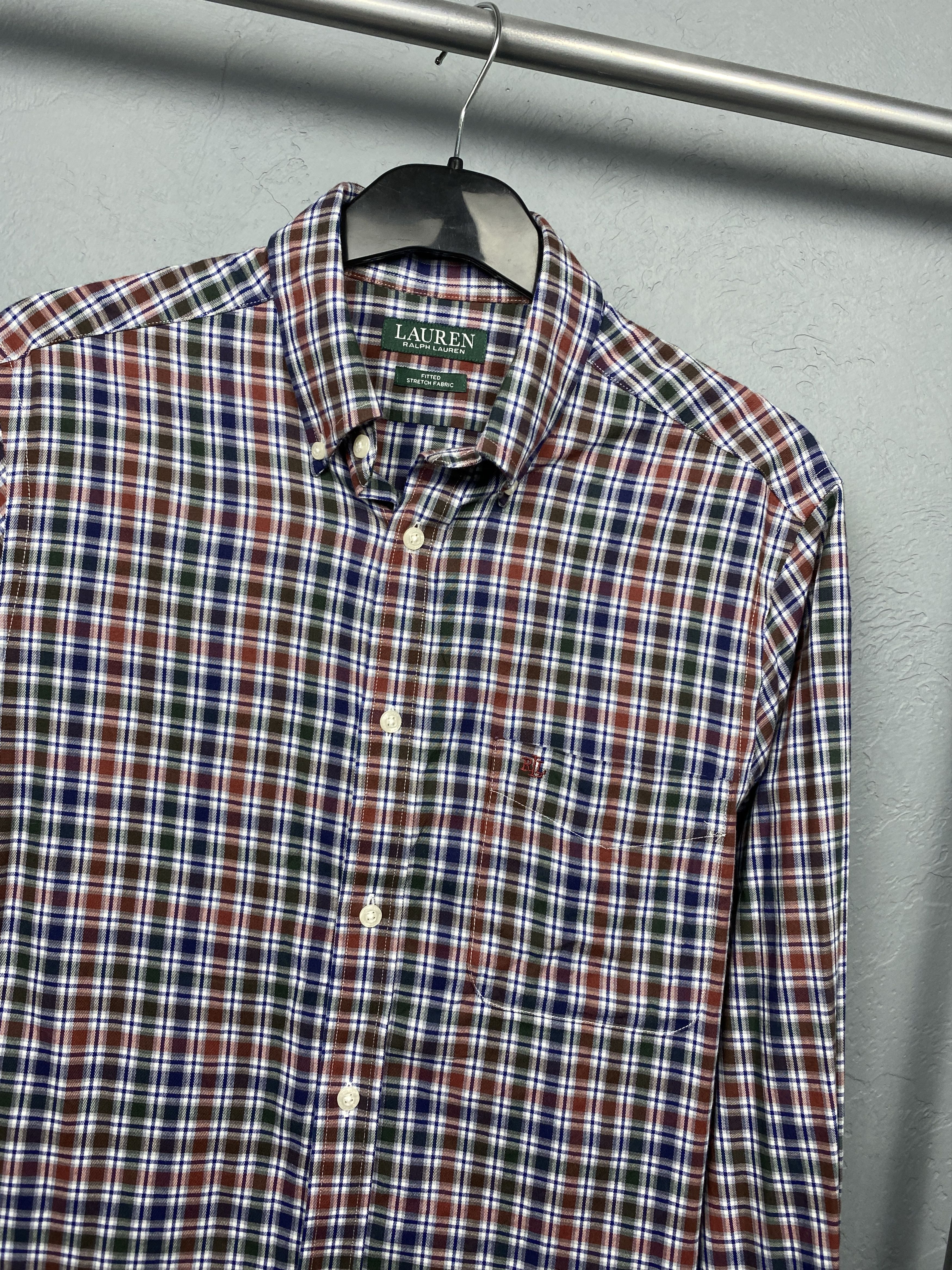Lauren Ralph Lauren Polo Ralph Lauren Mens Long Sleeve Check Shirt Size US L / EU 52-54 / 3 - 2 Thumbnail