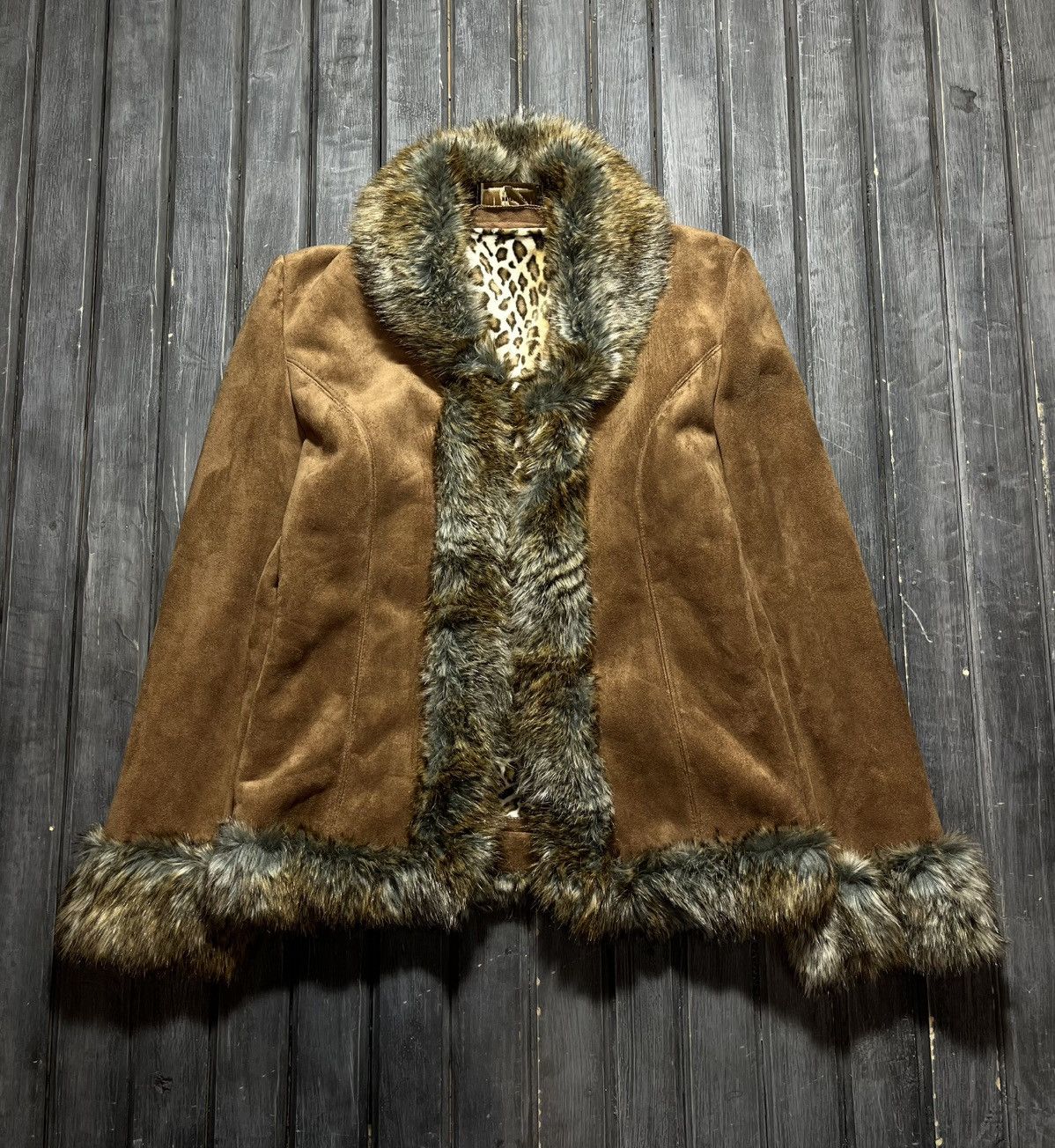 Tornado Mart Vtg Yohji Yamamoto Issey Miyake Style Opium Fur Jacket Size M / US 6-8 / IT 42-44 - 2 Thumbnail