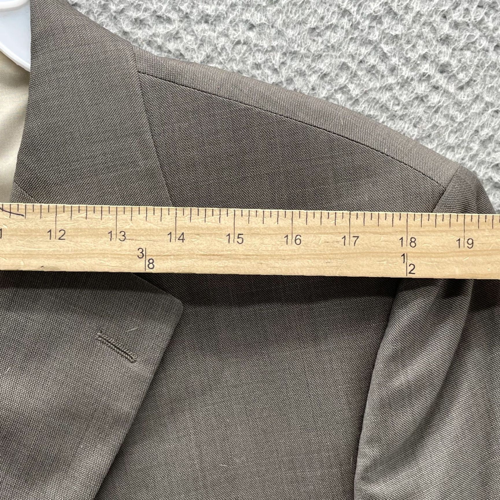 Jack Victor Jack Victor Men's Blazer 46 S Olive Green 100% Wool Corpcore Academia Business Size 46R - 3 Thumbnail