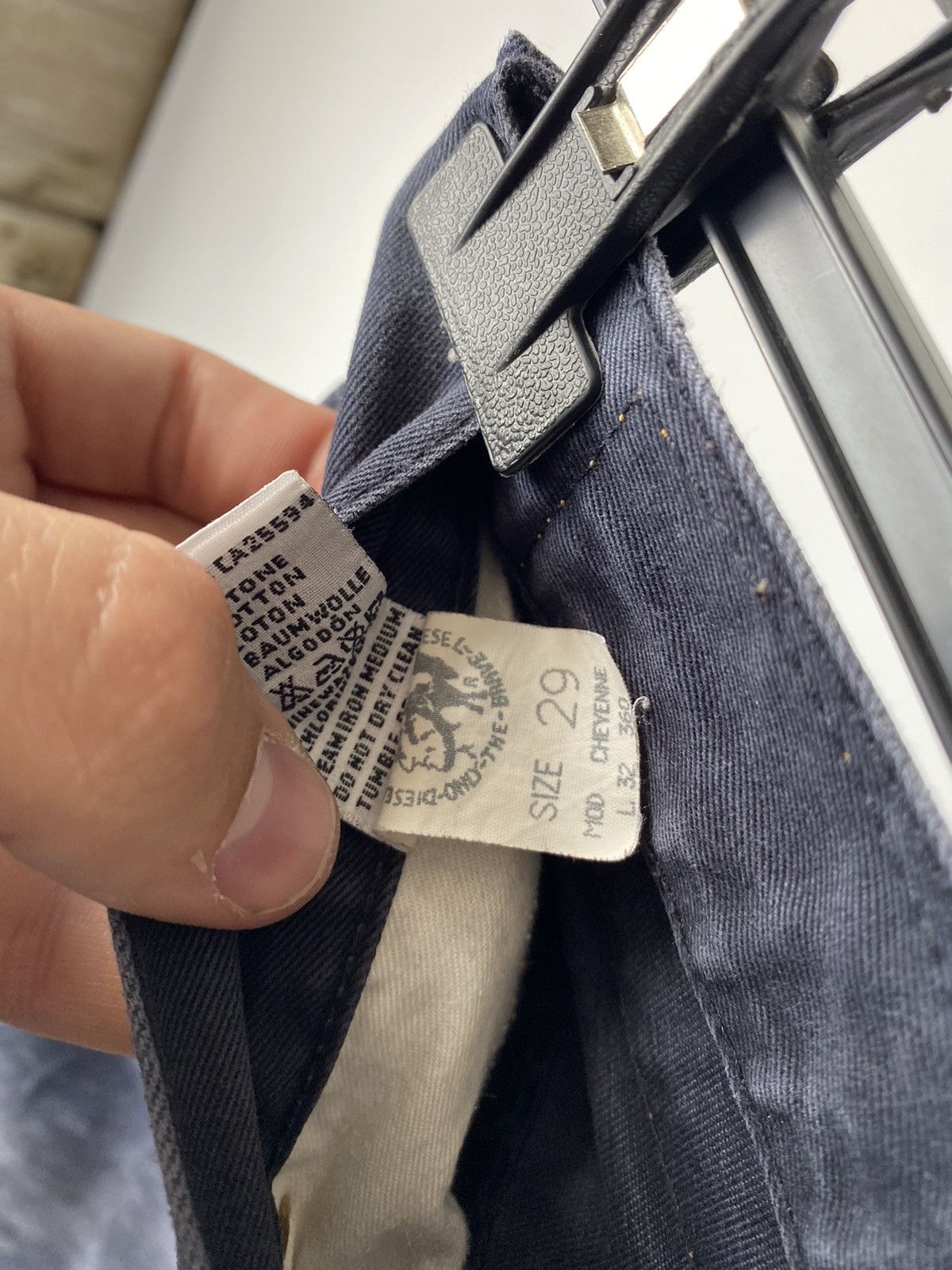 Diesel 🔥PUNK DIESEL WASHED FADED DISTRESSED CHINO PANTS 29 Mens y2k Size US 29 - 9 Thumbnail