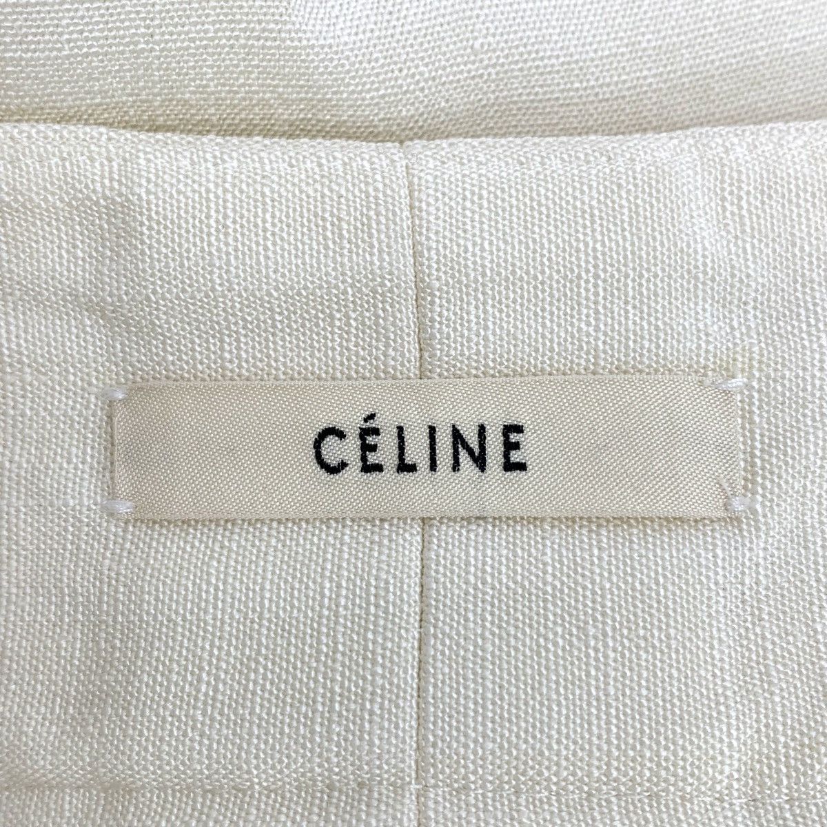 Celine Celine Off-white Zipper Design Casual Pants K26WX Size 26" / US 2 / IT 38 - 6 Thumbnail