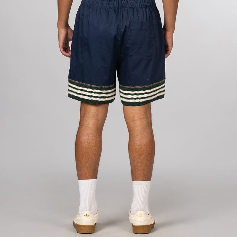 Adidas × CLOT NWT Woven Shorts Medium Night Indigo $140 Crochet Unisex Size US 30 / EU 46 - 4 Thumbnail
