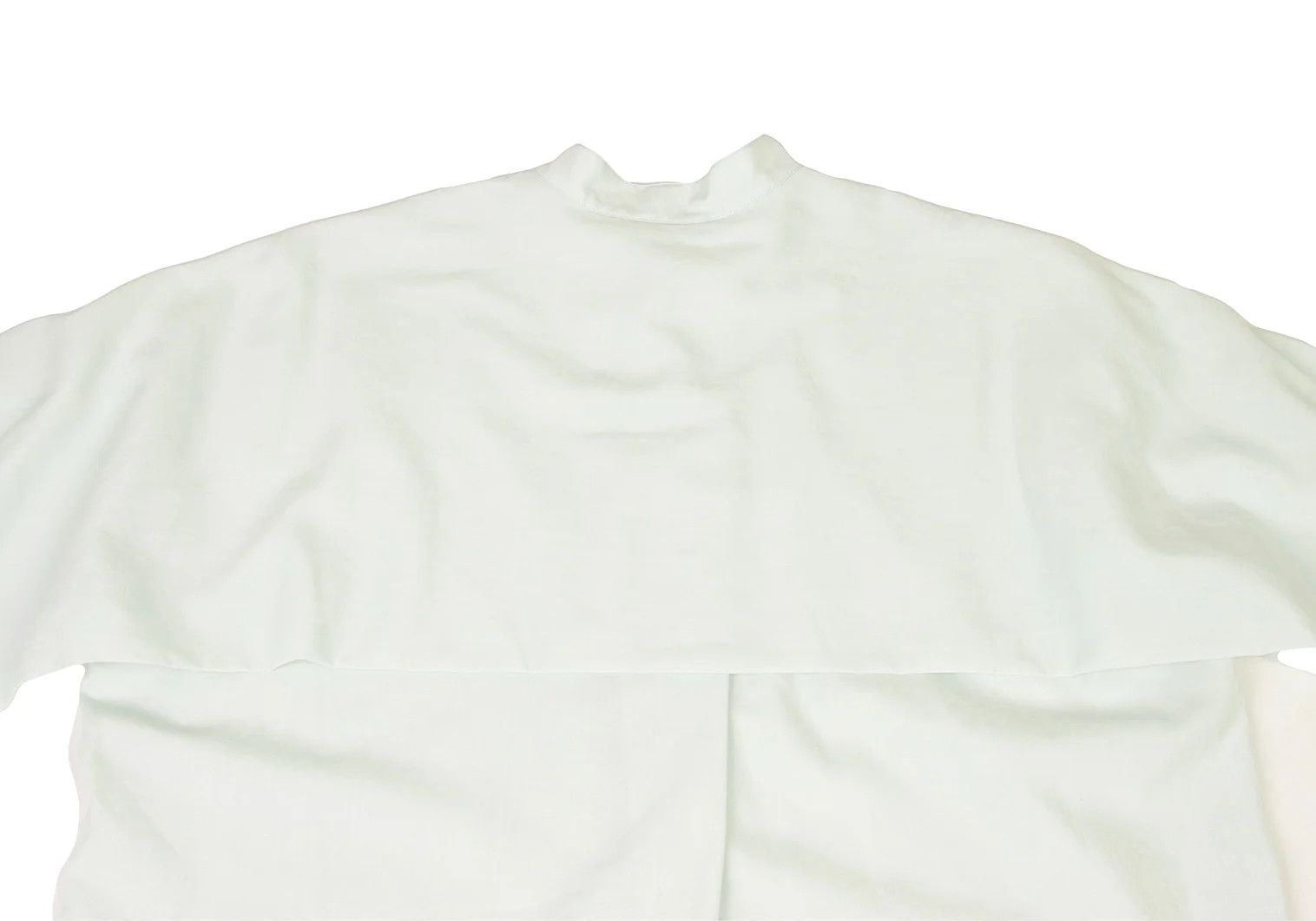 Issey Miyake Pleated Stand Collar Shirt in Mint Green Size US S / EU 44-46 / 1 - 12 Thumbnail