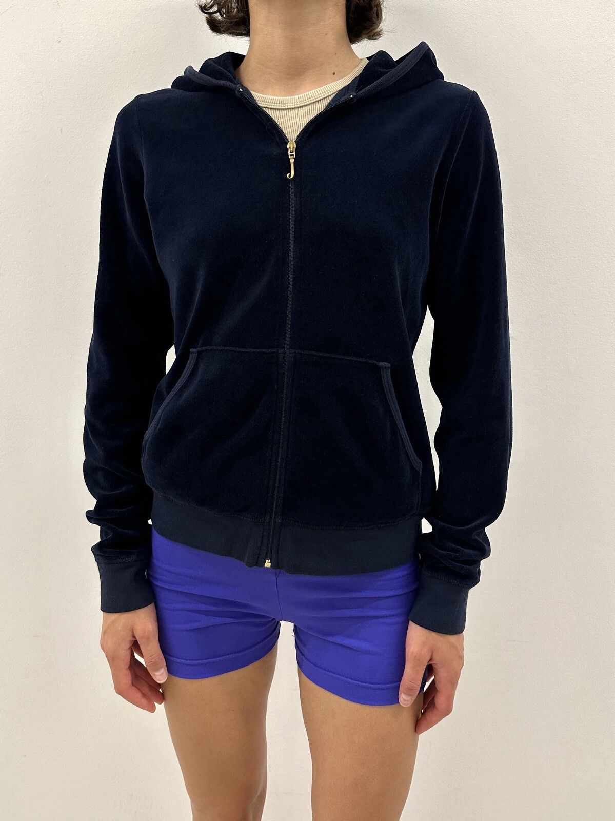 Juicy Couture Juicy Couture Zip up Hoodie Velvet Velour y2k Blue Size L Size L / US 10 / IT 46 - 1 Thumbnail