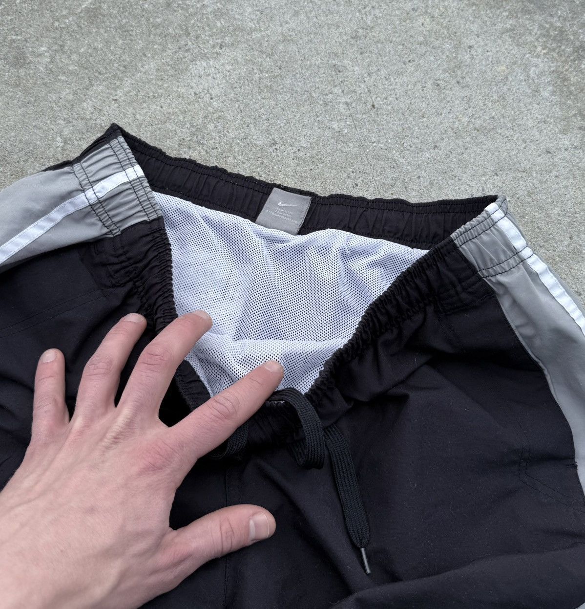 Other Vintage Nike 90s Y2K streetwear track shorts Size US 36 / EU 52 - 7 Thumbnail