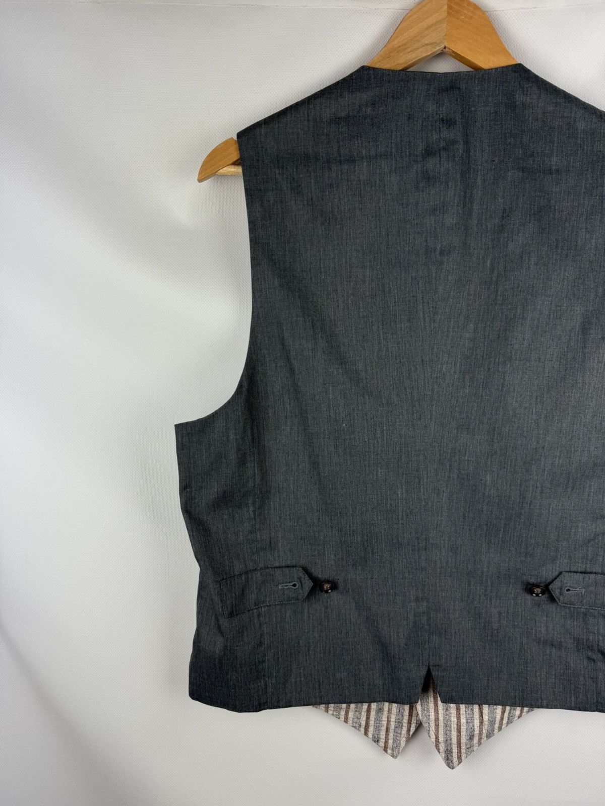 Suitsupply Suitsupply Amsterdam Silk Linen Sleeveless Vest Waistcoat Size 40R - 11 Thumbnail