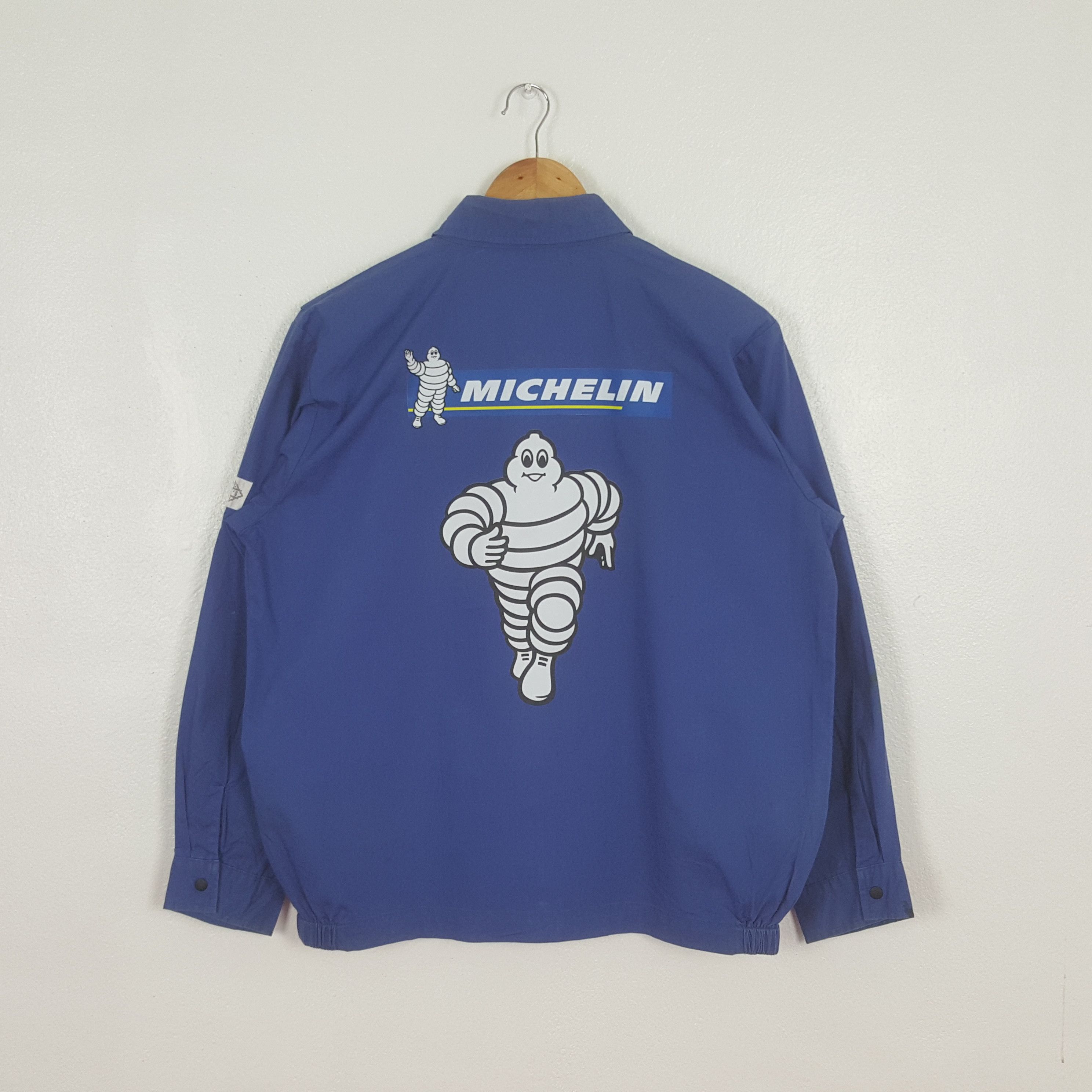 Vintage Michelin Racing Tyre Work Custom Jacket C317N8