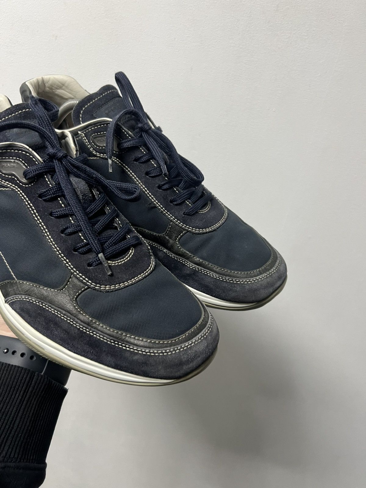 Prada Vintage Prada Blue American Cup Luxury Sneakers Size US 9 / EU 42 - 3 Thumbnail
