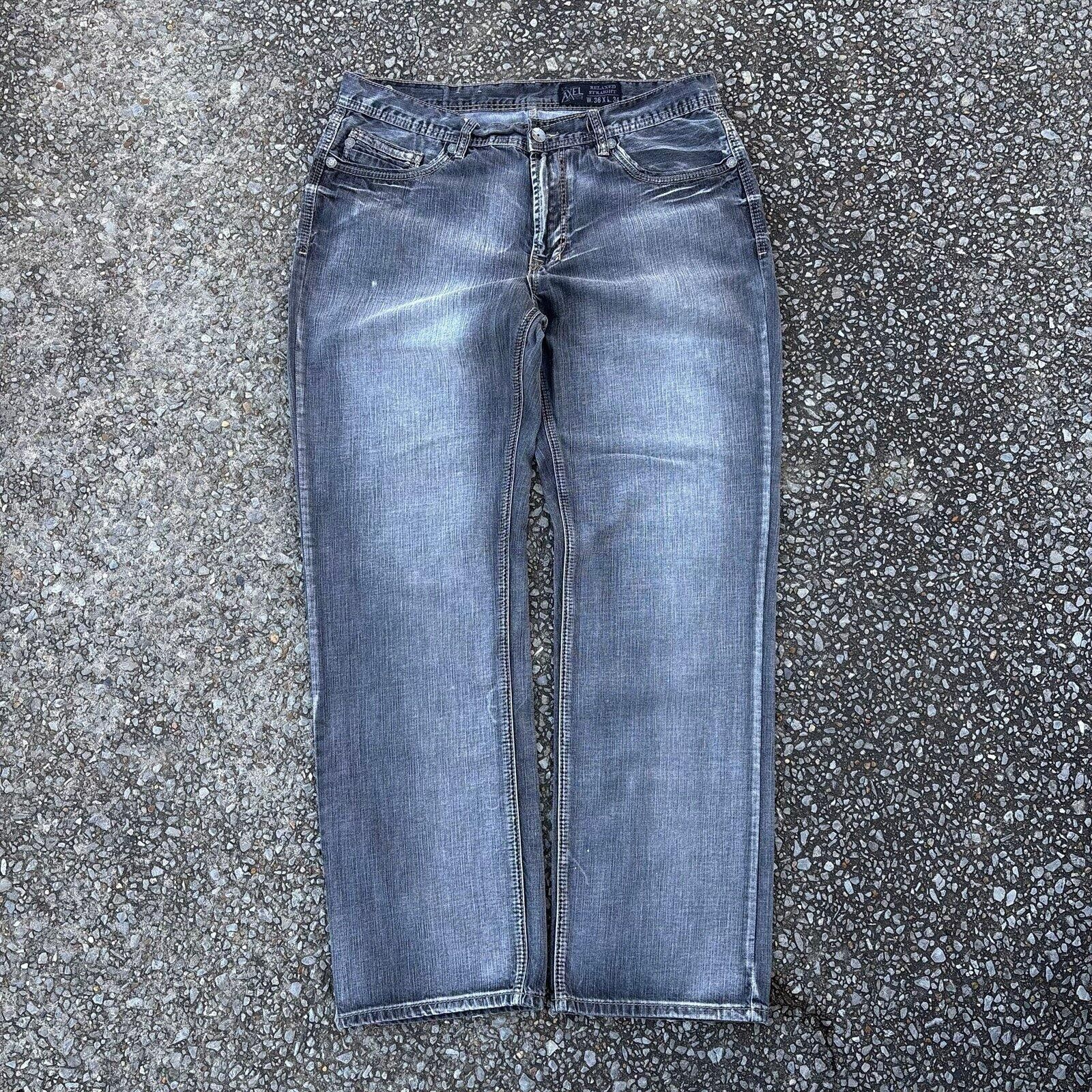 Southpole Y2K baggy black faded jeans Size US 36 / EU 52 - 2 Thumbnail