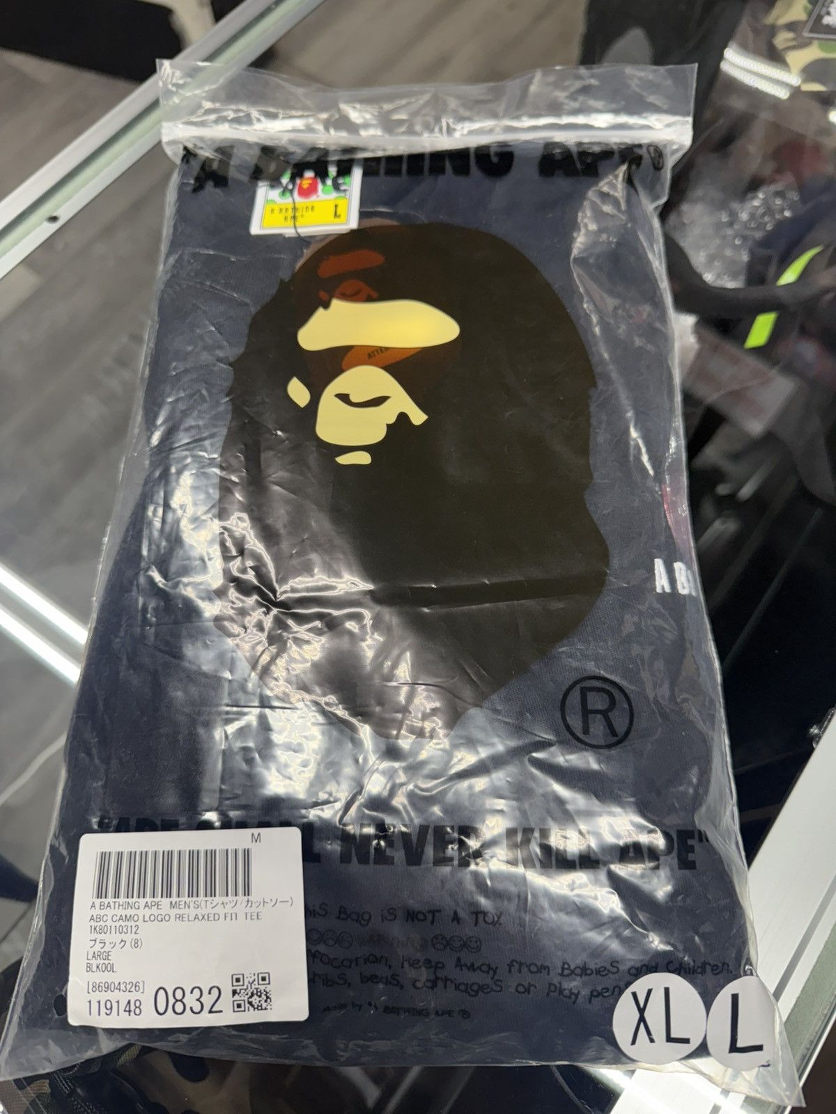 Bape A bathing Ape Abc camo logo relaxed fit tee Size US XL / EU 56 / 4 - 7 Thumbnail