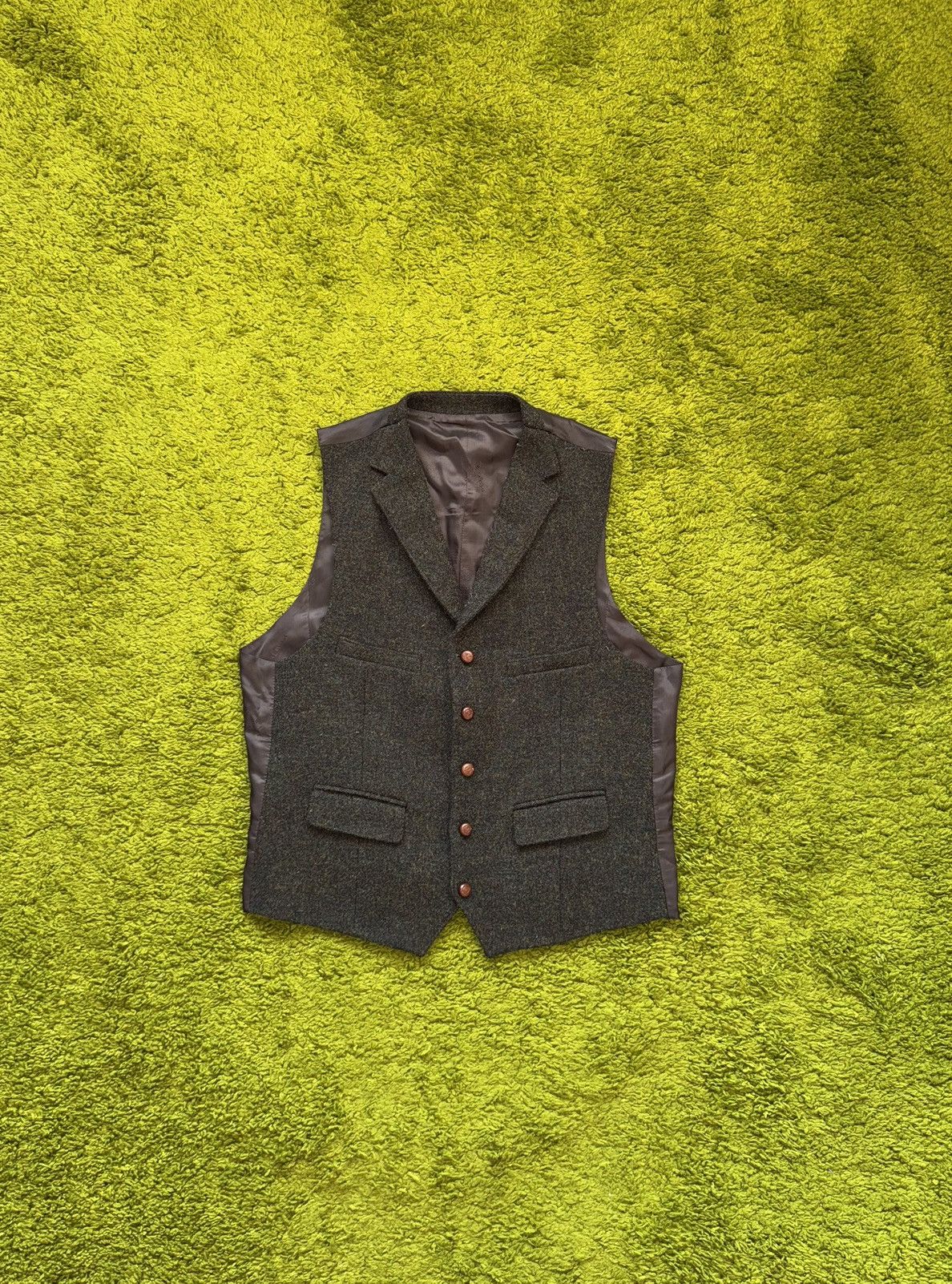 Harris Tweed Harris Tweed oldmoney style wool set blazer + vest Size 40S - 10 Thumbnail
