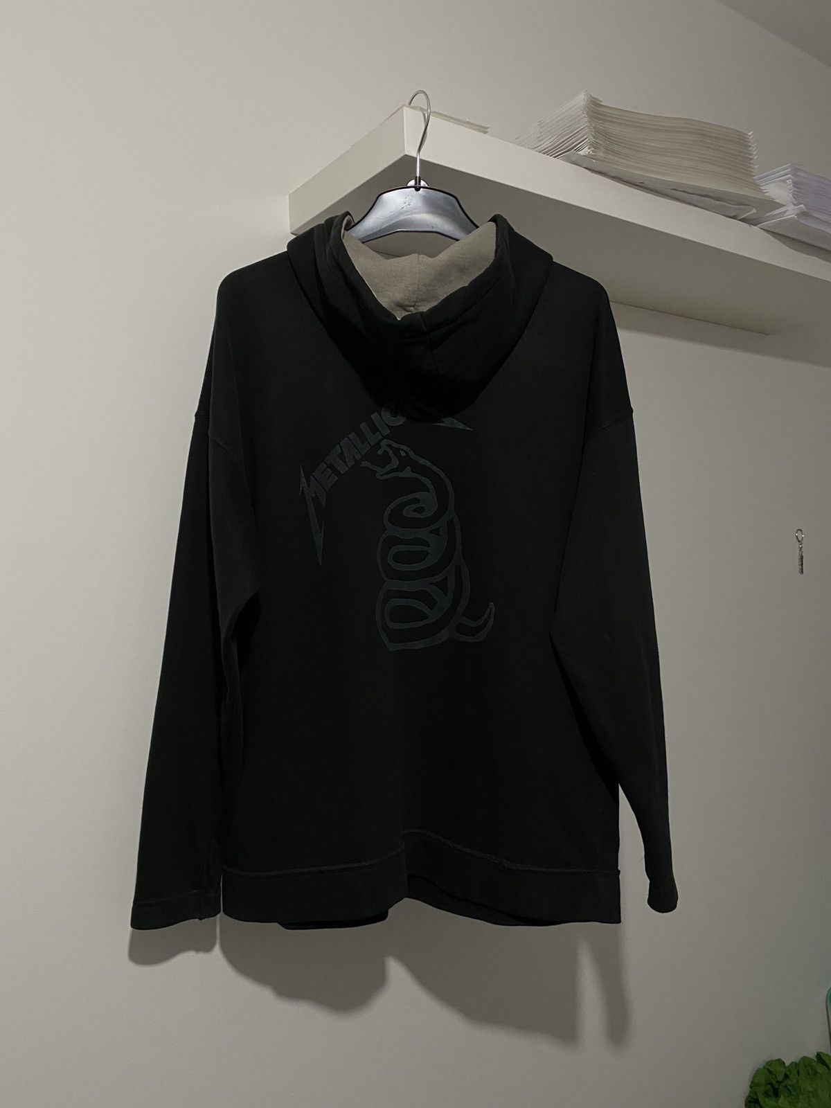 Band Tees × Metallica × Vintage Metallica Snake Hoodie L Boxy Fit vintage metal alternative Size US L / EU 52-54 / 3 - 3 Thumbnail