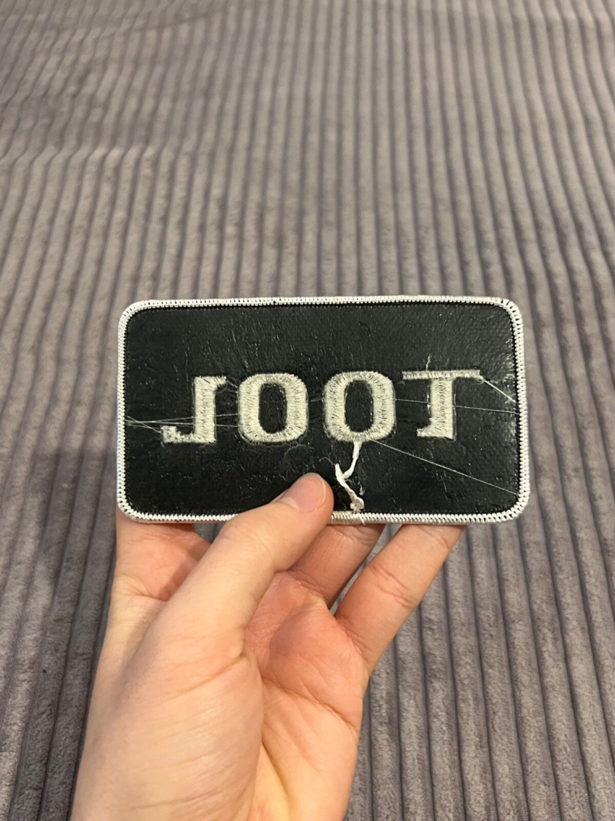 Band Tees Vintage Tool Logo Metal Small Patch New Size ONE SIZE - 2 Thumbnail