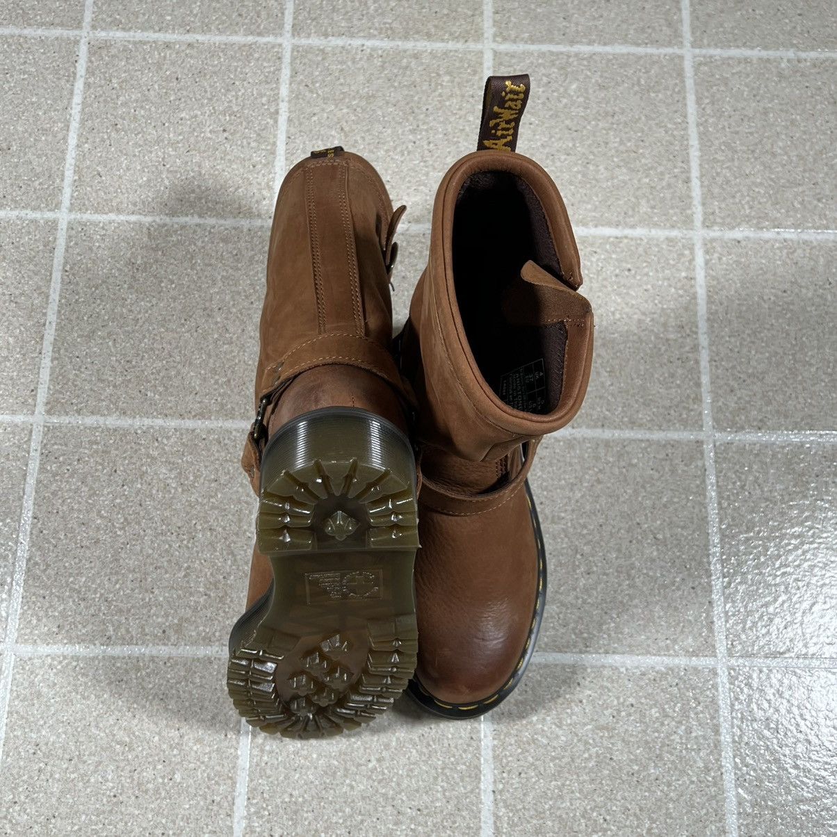 Dr. Martens Dr Martens Aniston HI Tumble Nubuck Biker Boots Desert Brown Size US 6 / IT 36 - 5 Thumbnail