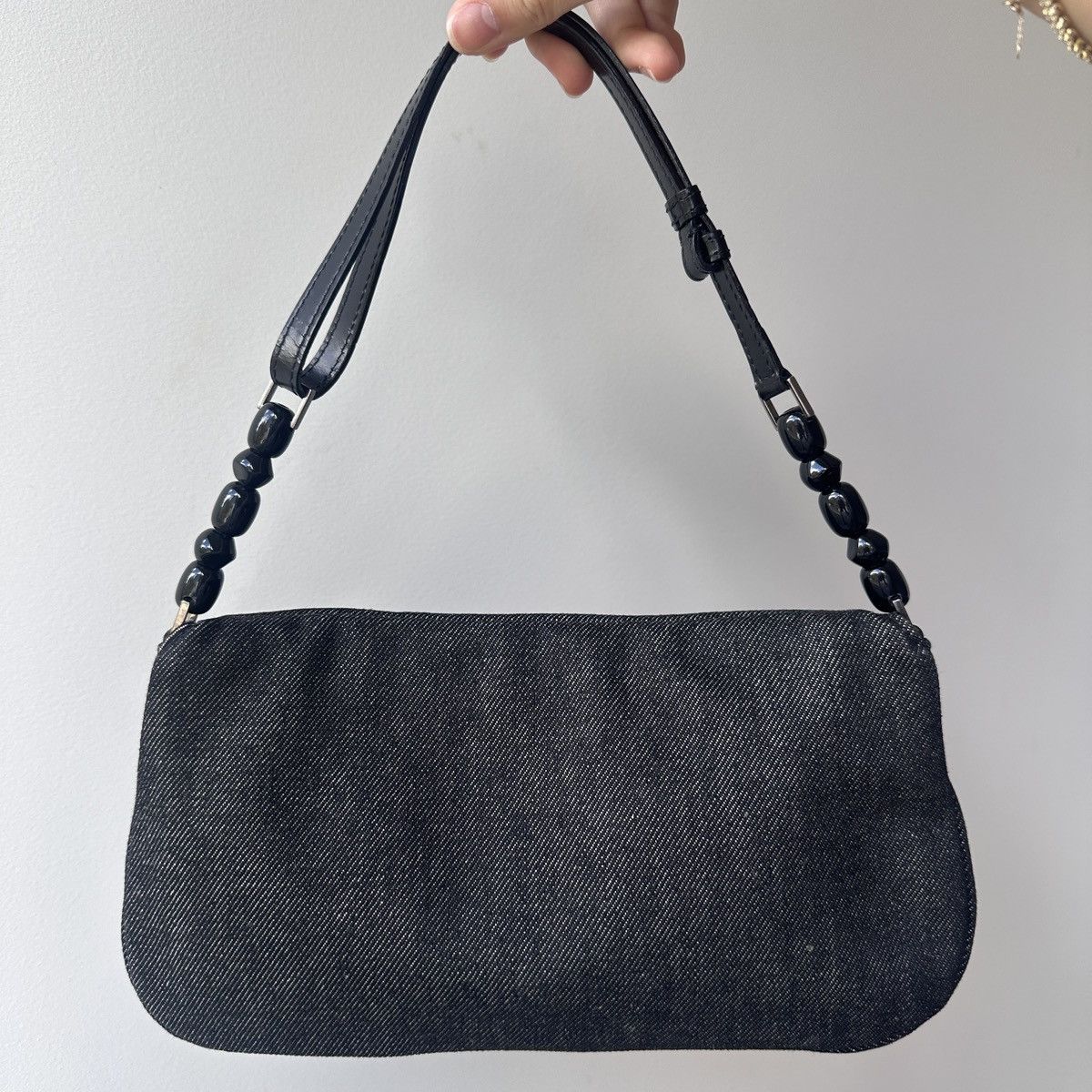 Dior Vintage Dior Malice Pearl Denim Bag Size ONE SIZE - 8 Thumbnail