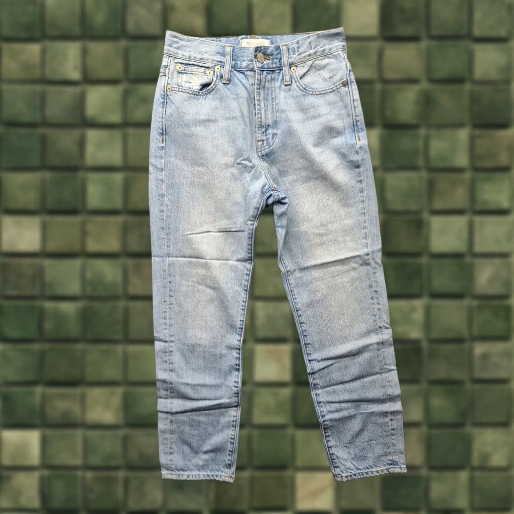 Madewell Madewell Jeans Women’s 24x26 High Rise Distressed Slimming Stretch Denim Blue 5-Pocket City Damaged? (adjusted) Size 42" / US 20 - 1 Thumbnail