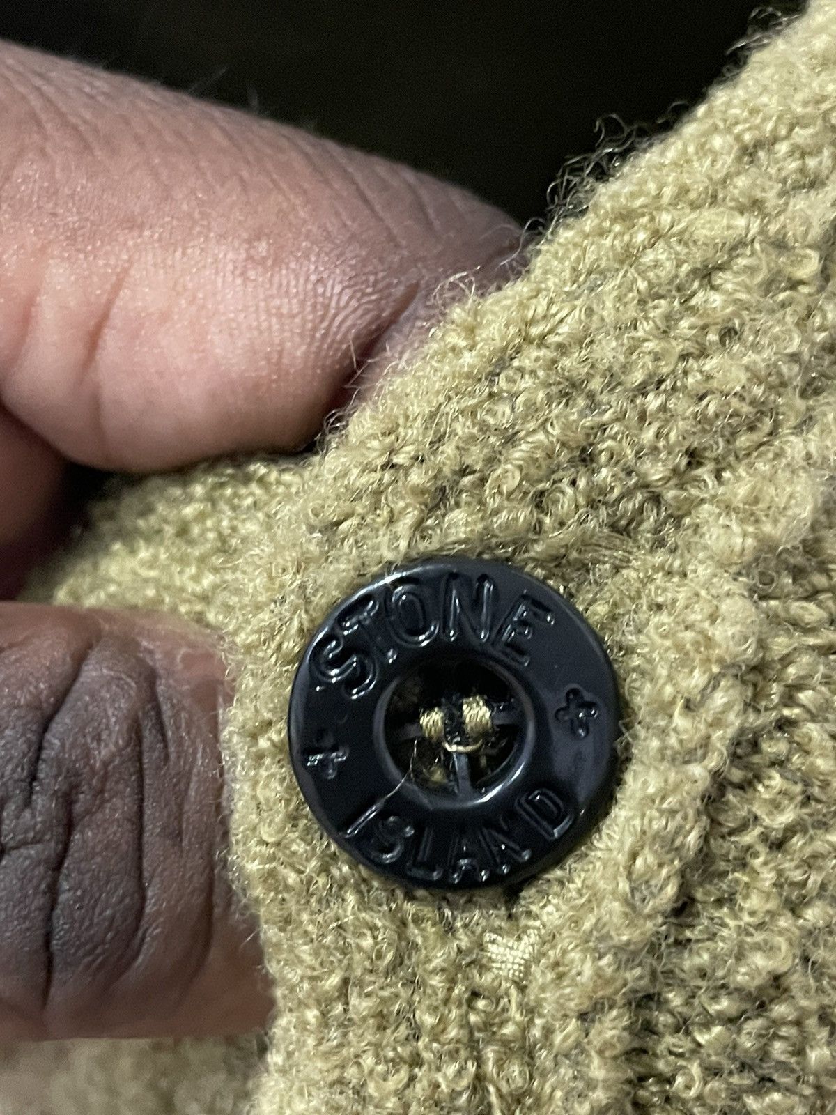 Supreme Supreme Stone Island Boucle Cardigan Olive Size US M / EU 48-50 / 2 - 6 Thumbnail