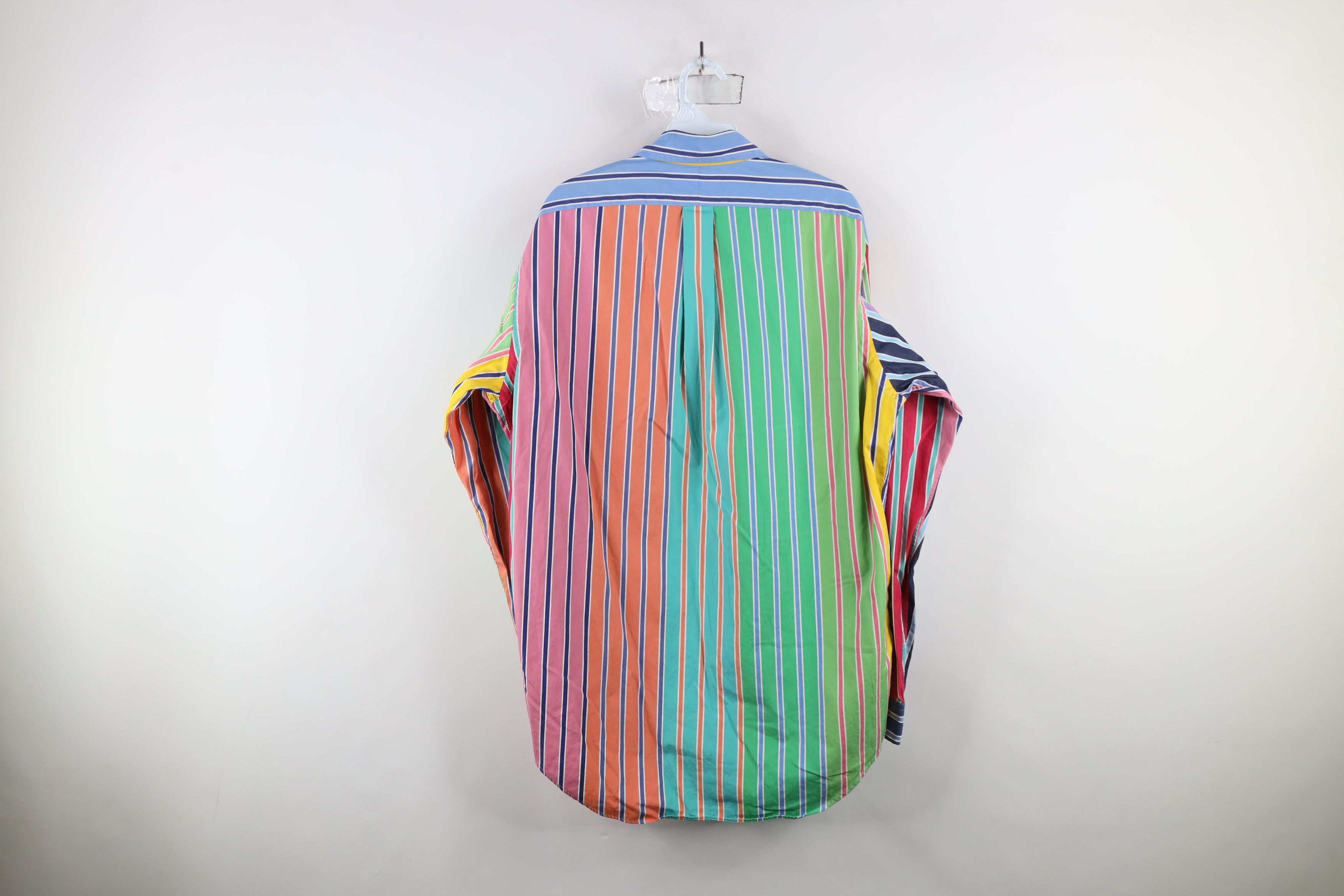 Polo Ralph Lauren Vintage 90s Ralph Lauren Rainbow Striped Button Down Shirt Size US M / EU 48-50 / 2 - 10 Thumbnail