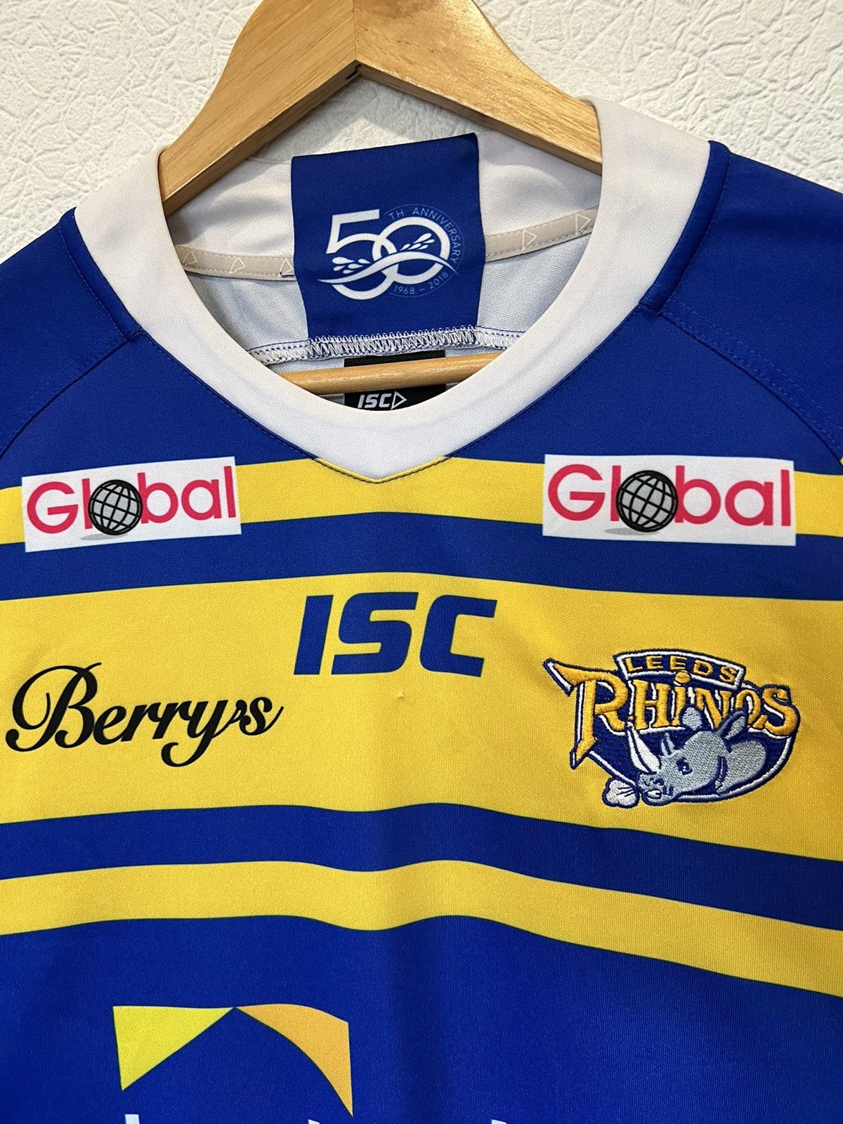 Other Vintage Berrys Leeds Rhinos Rugby Jersey Shirt Size US M / EU 48-50 / 2 - 2 Thumbnail
